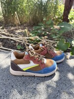 Romagnoli 9099R038 sneaker cognac bruin blauw