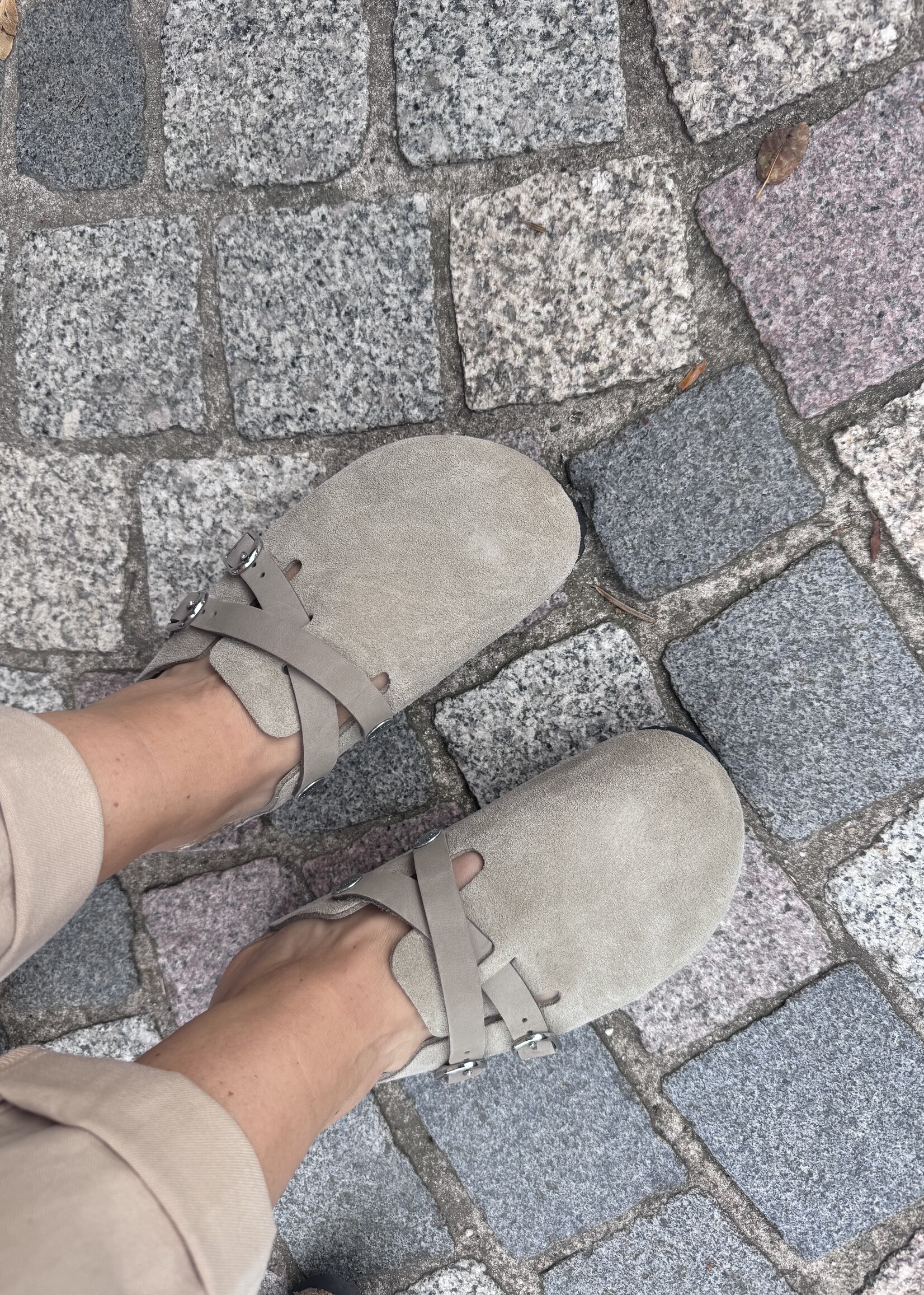 Birkenstock Blair D-buckle LEVE Taupe