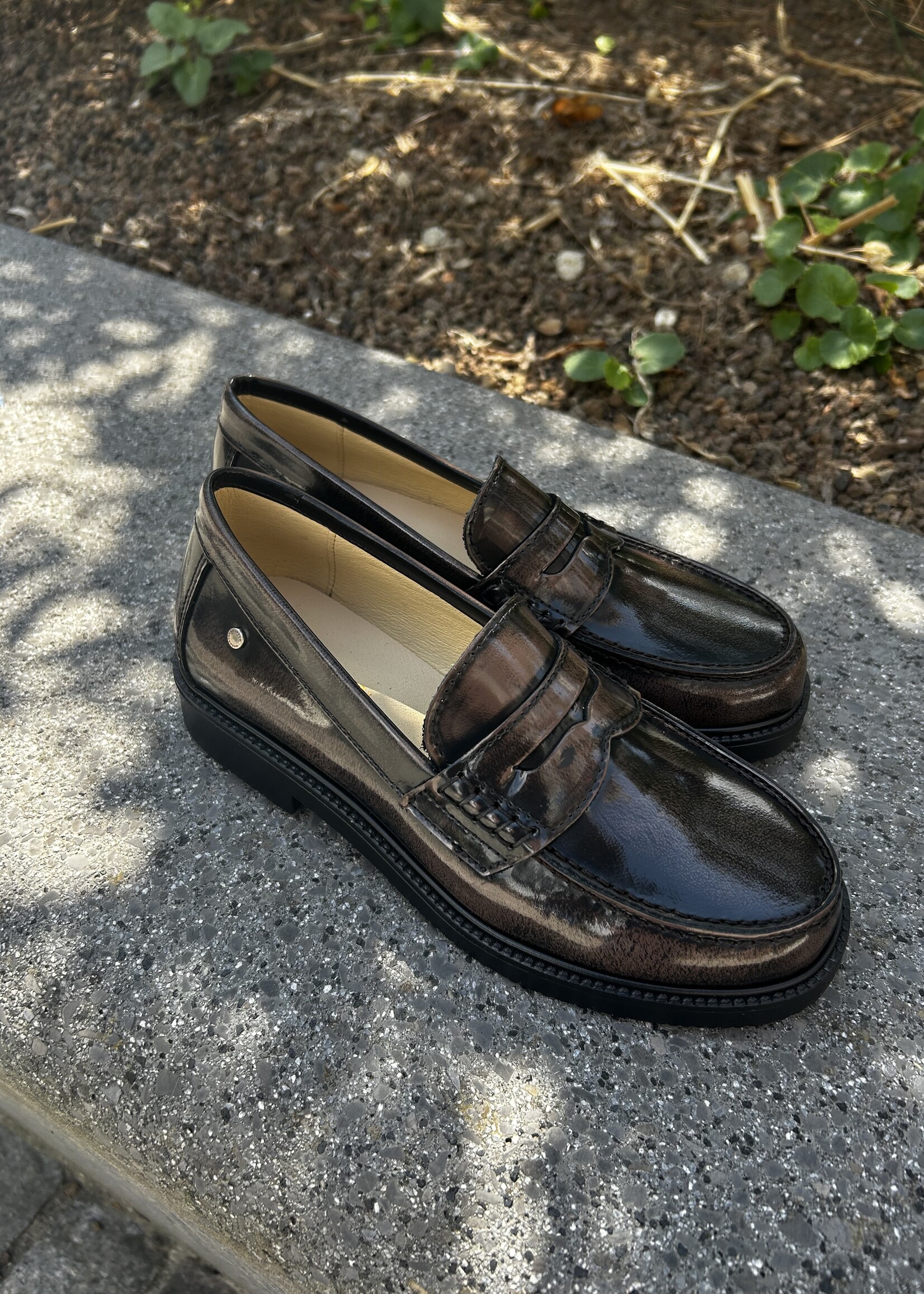 Confetti 6408 mocassin florentic marron