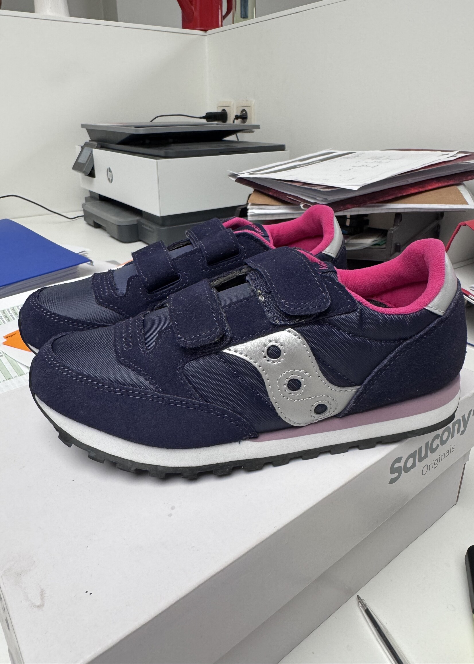 Saucony jazz double navy pink