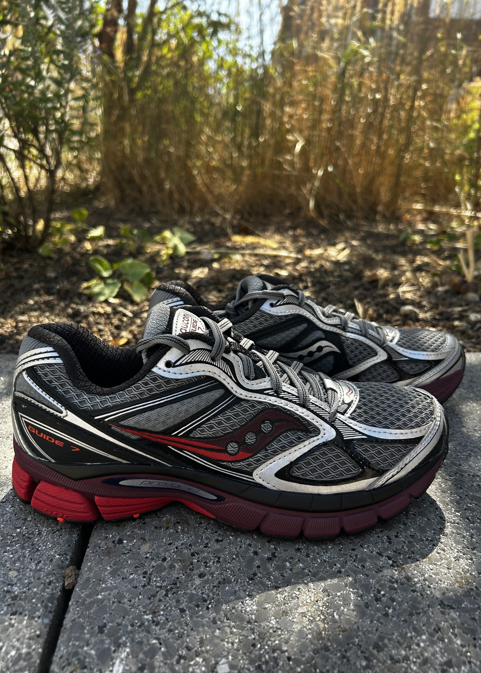 Saucony Saucony progrid guide 7 silver / maroon