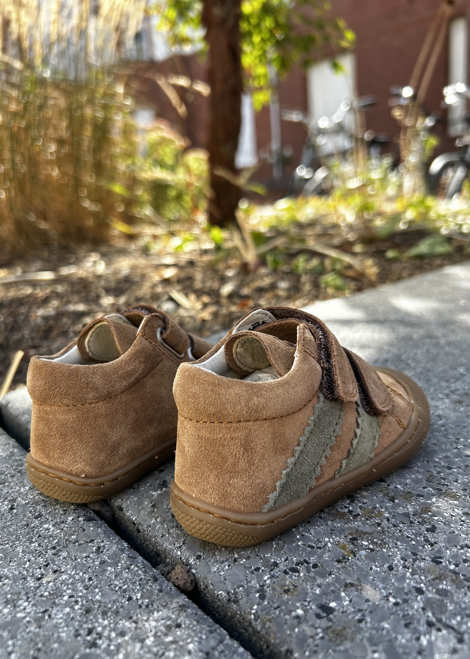 Naturino macks suede brown militare olive