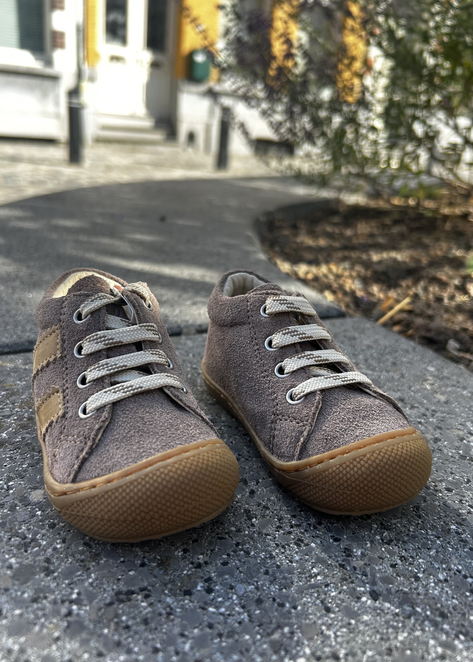 Naturino macks suede mud sand