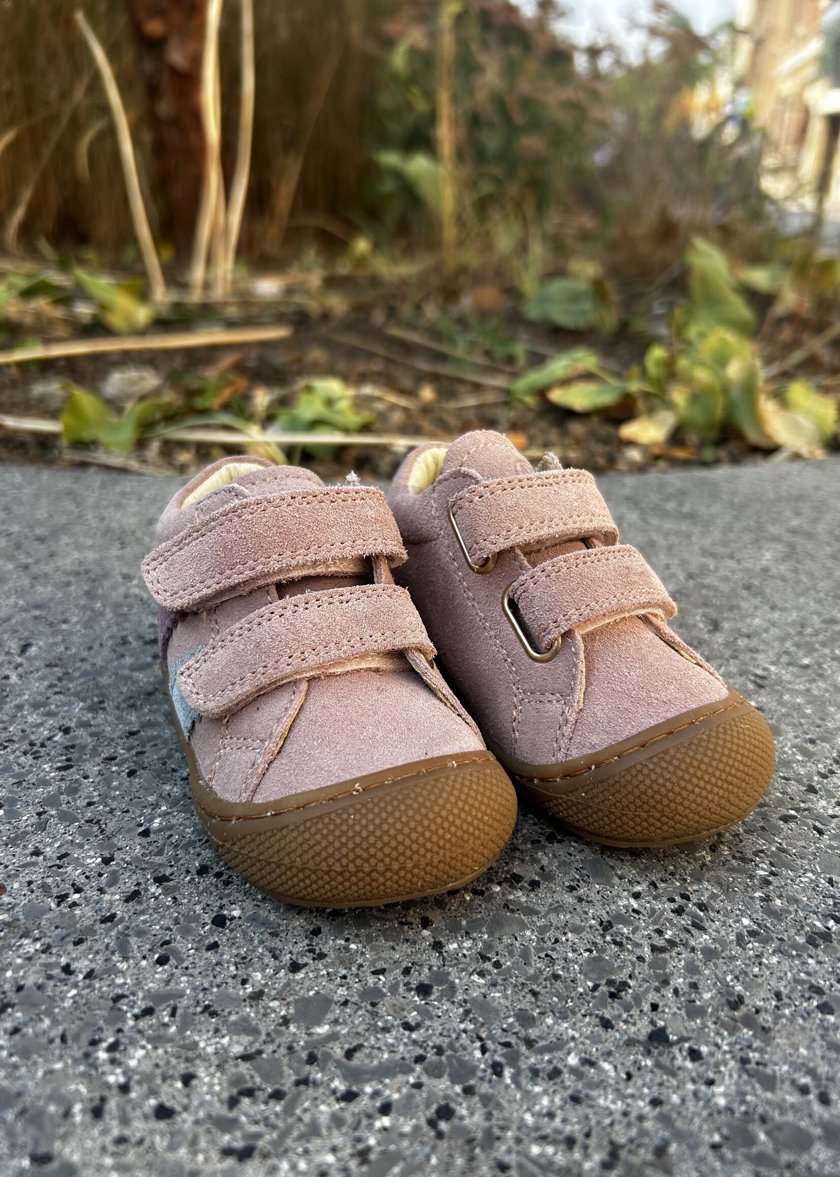 Naturino macks suede rose sage magnolia