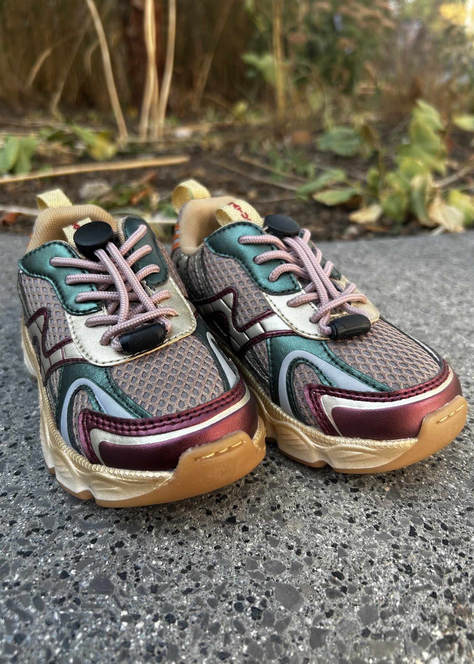 Naturino Wave bordeaux green bottle