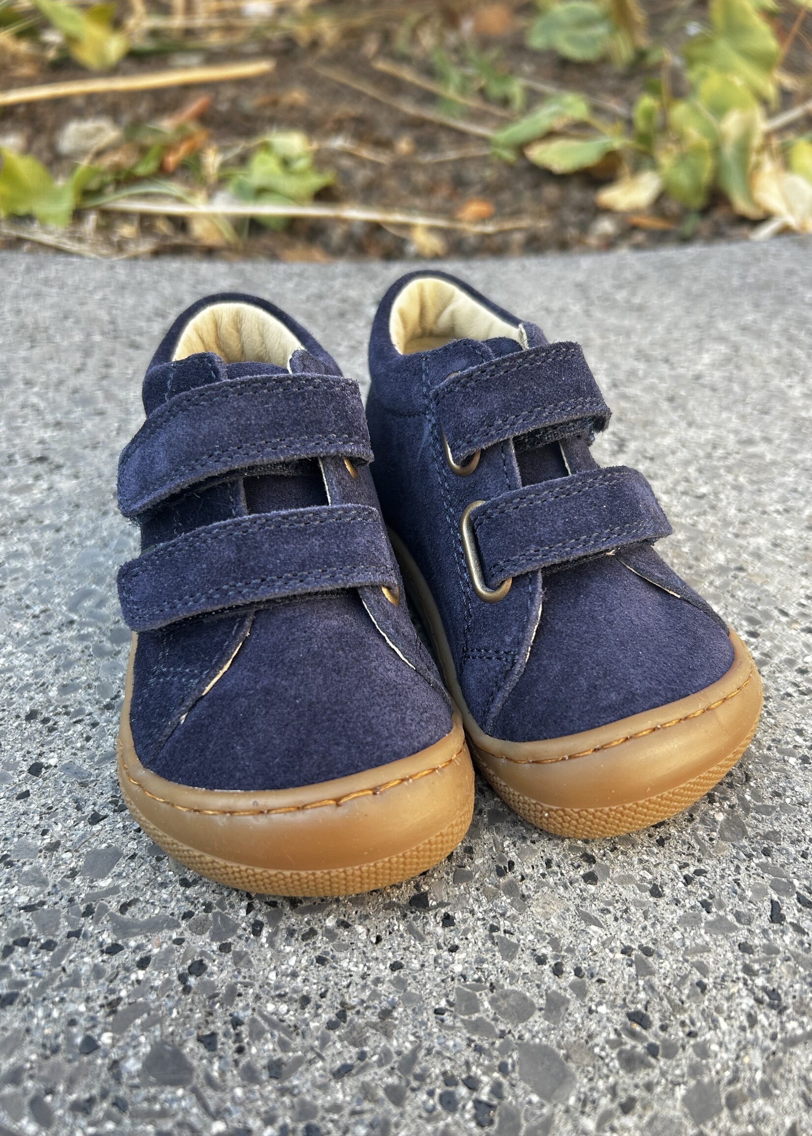 Naturino Barefoot sabby suede sole honey navy silvestre