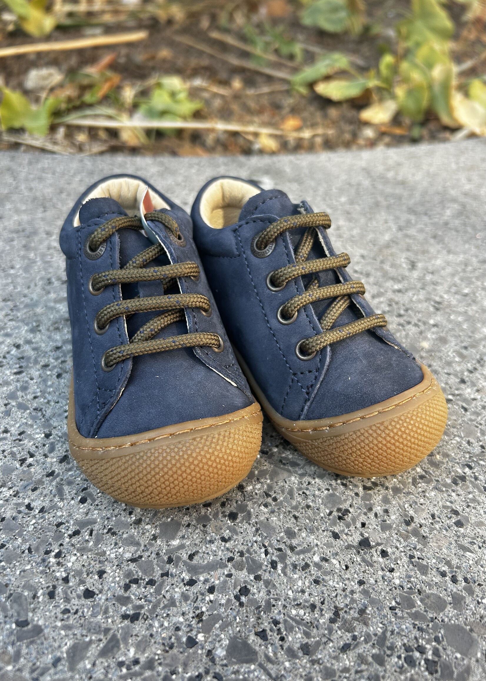 Naturino cocoon nabuk soft sole honey navy olive