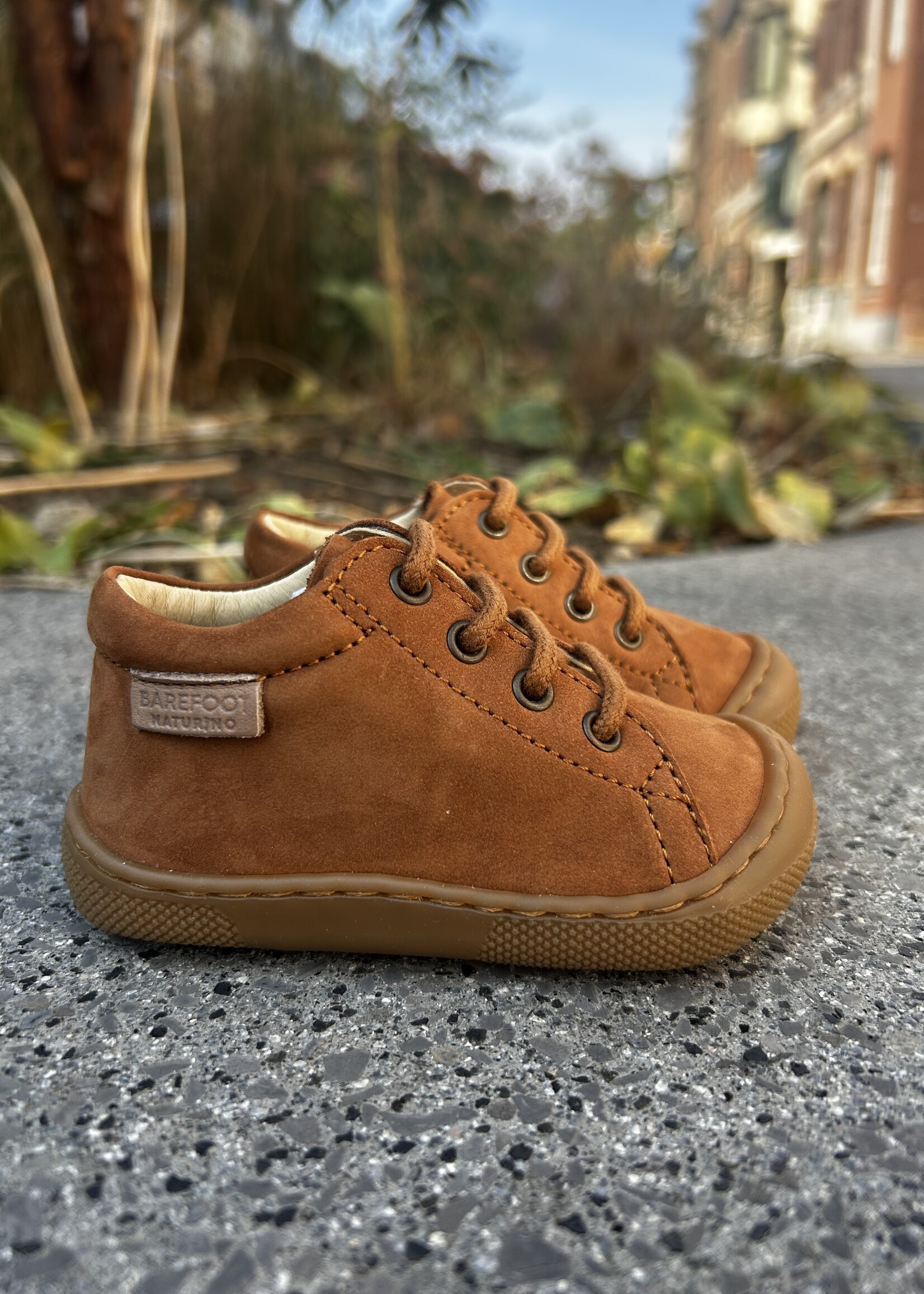 Naturino Barefoot Amur nabuk soft brown