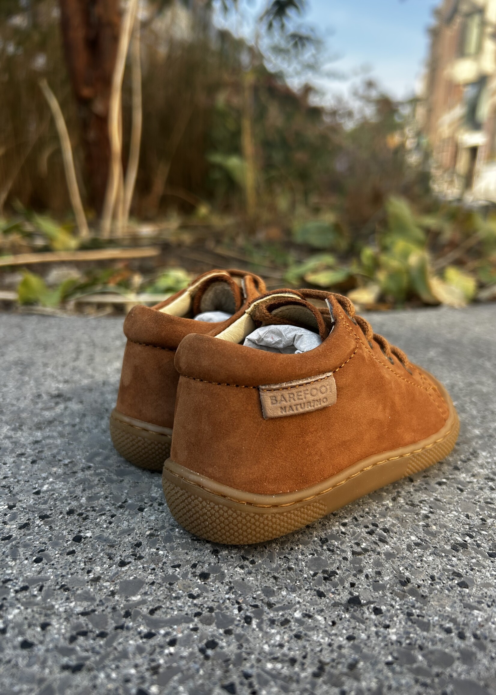 Naturino Barefoot Amur nabuk soft brown