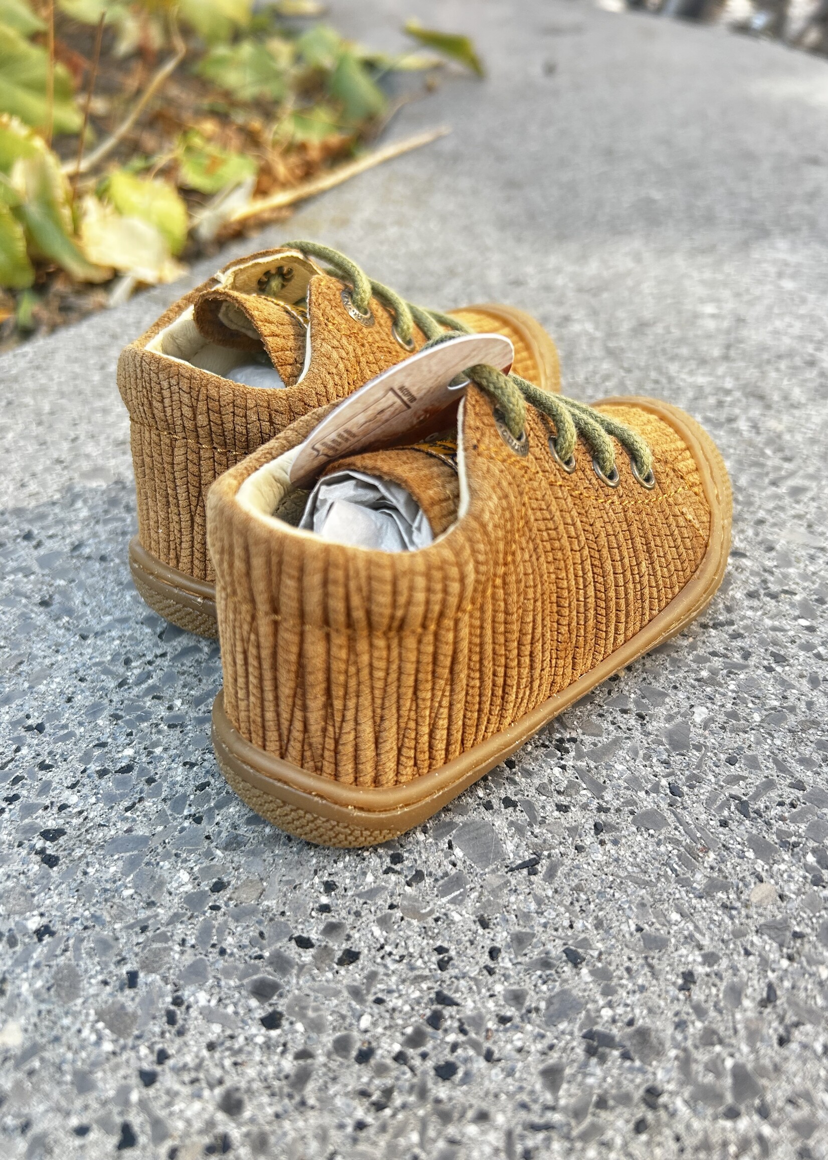 Naturino cocoon suede pannier brown