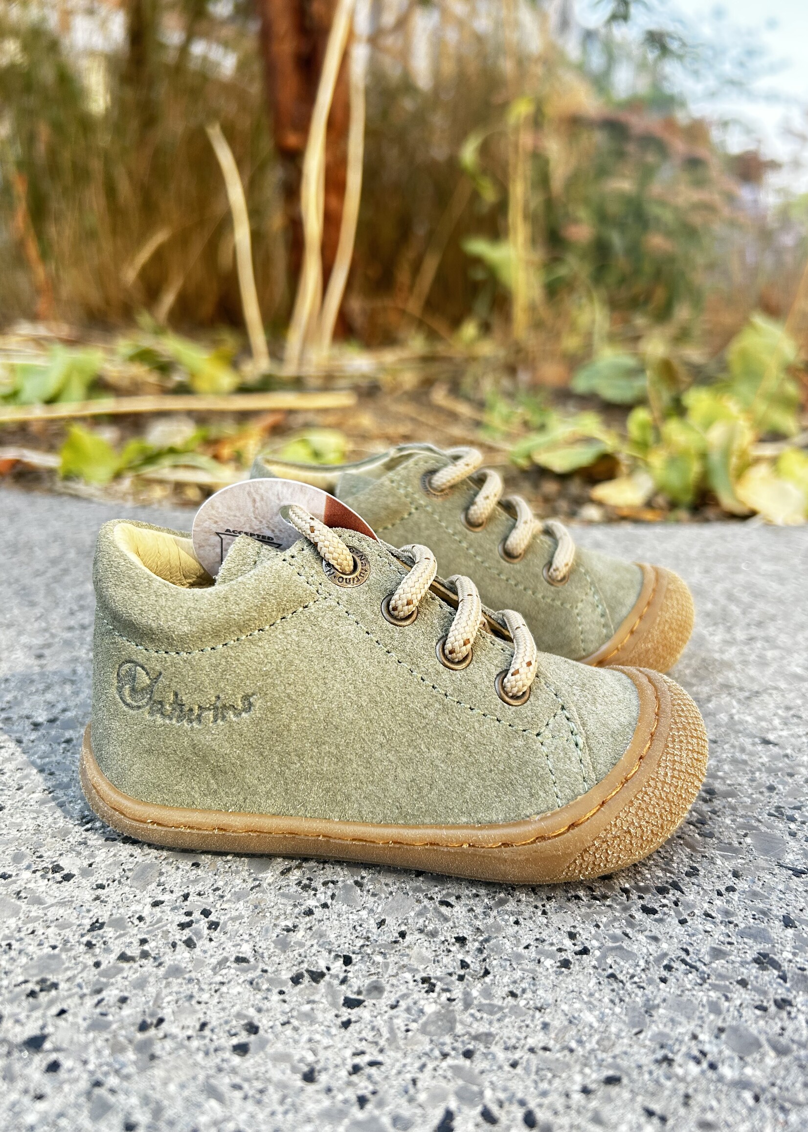 Naturino cocoon sole honey olive sand