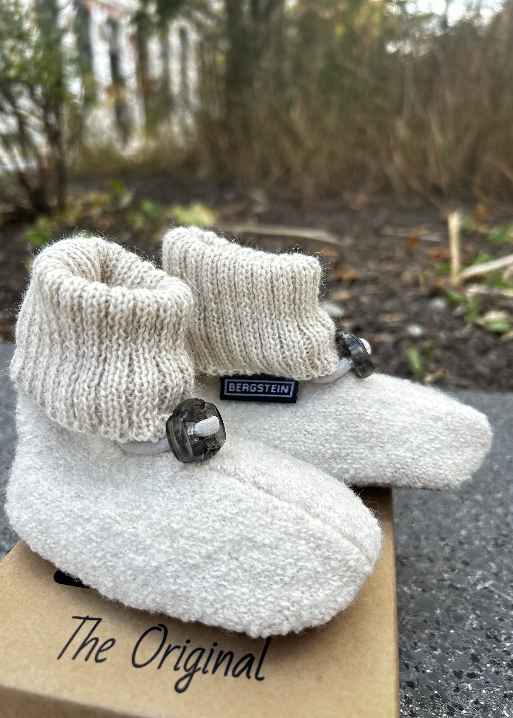 Bergstein Cozy Baby sloefjes off-white