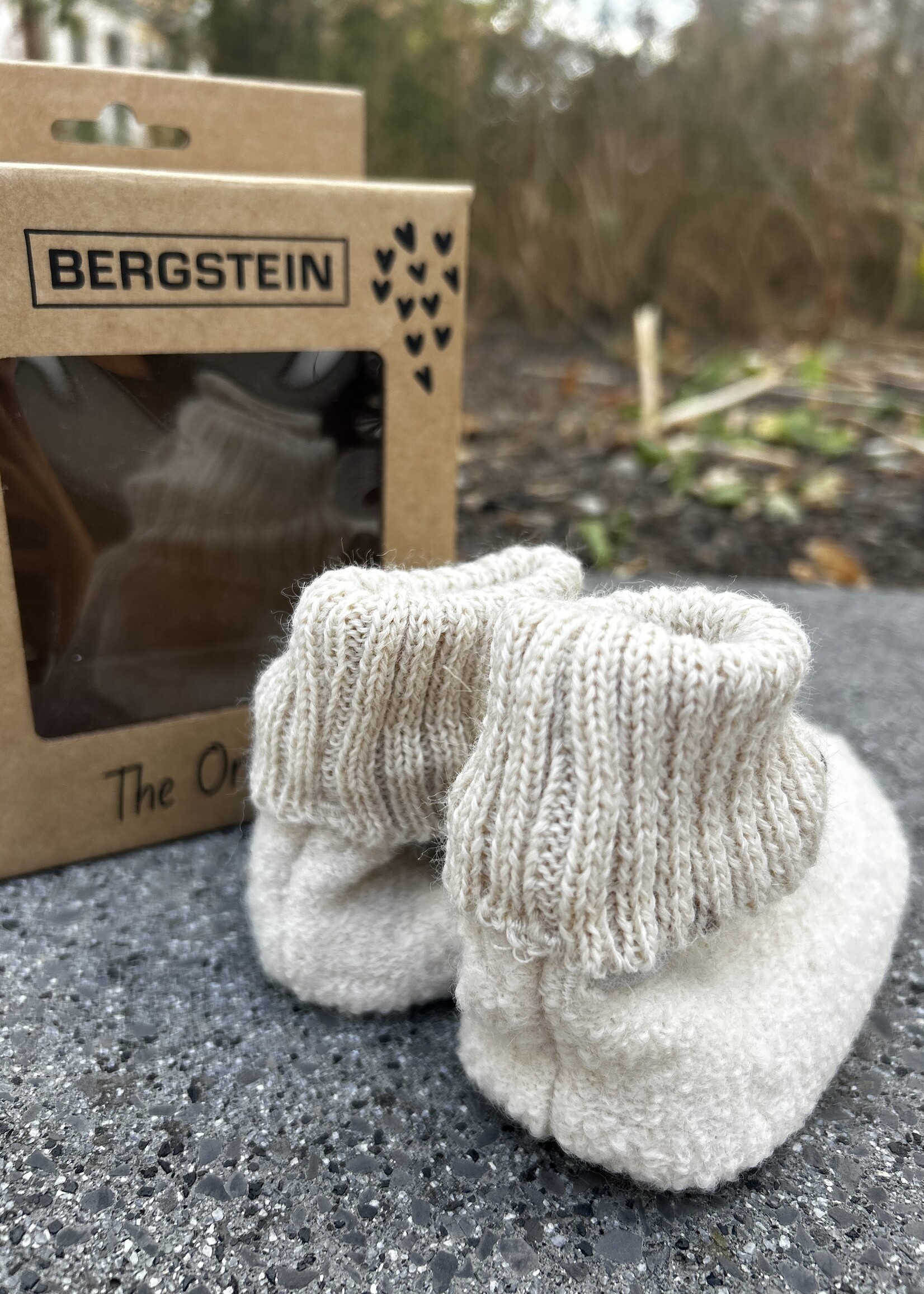 Bergstein Cozy Baby sloefjes off-white