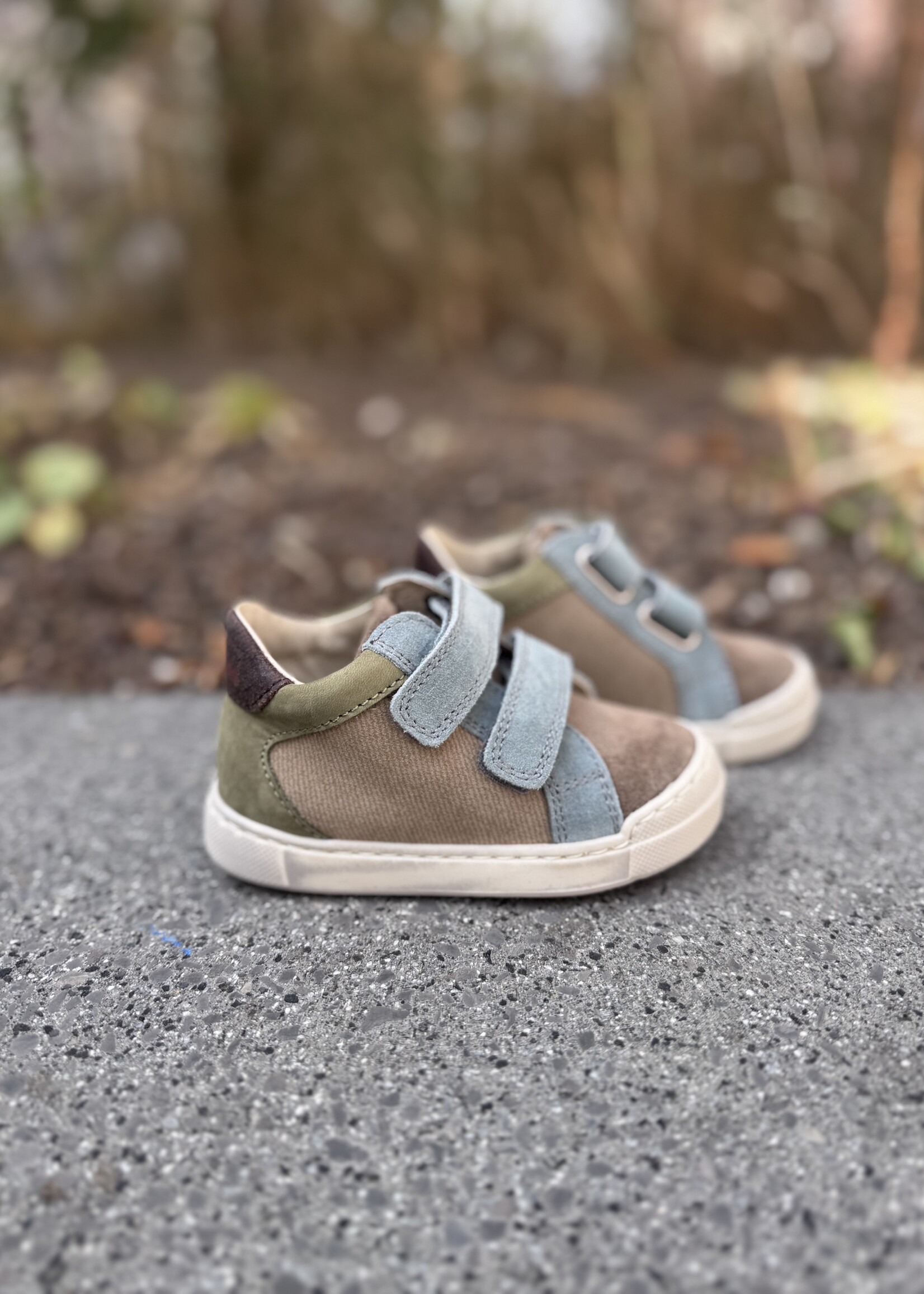 Falcotto Patiula suede denim sand light brown militare