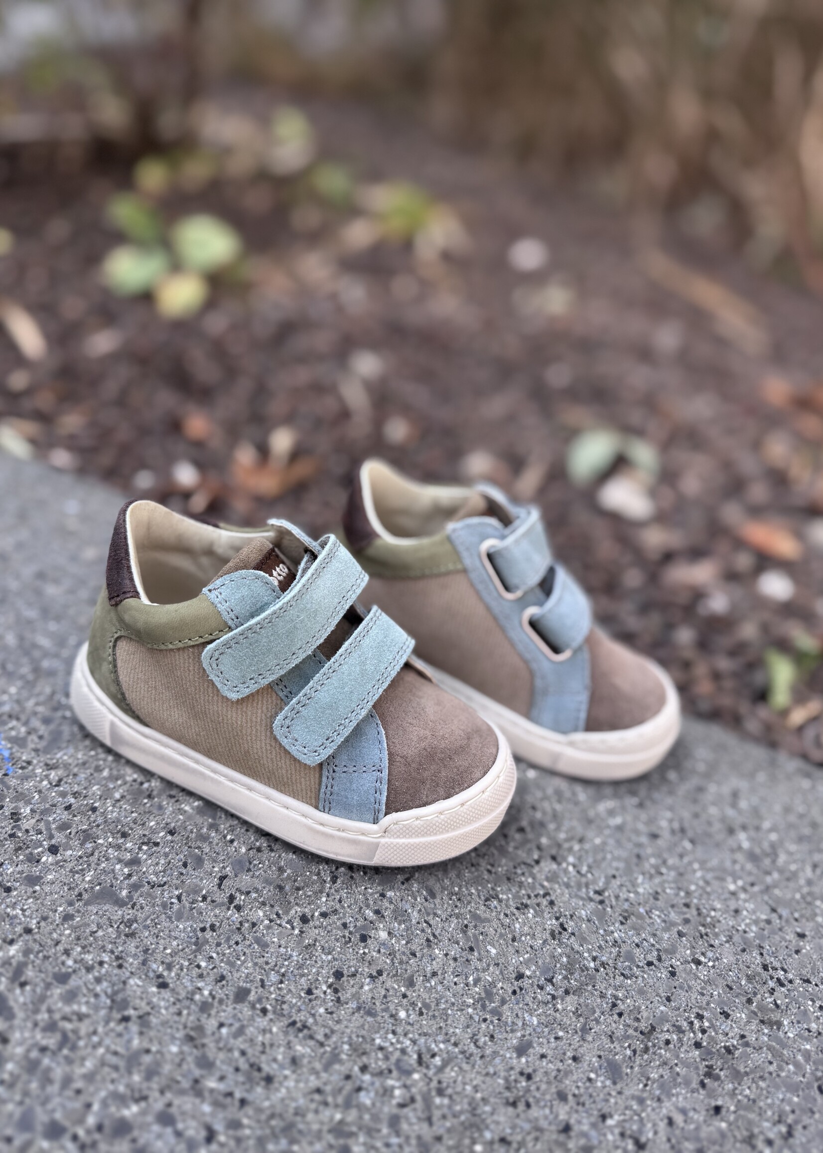 Falcotto Patiula suede denim sand light brown militare