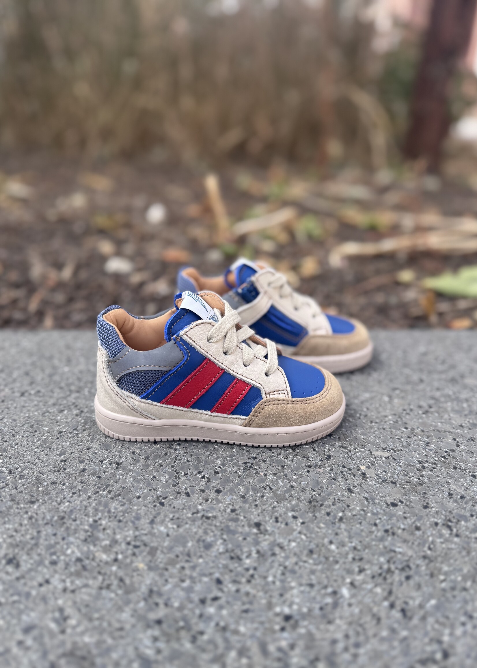 Ocra D914 suede portogallo cappuccino vela bluette