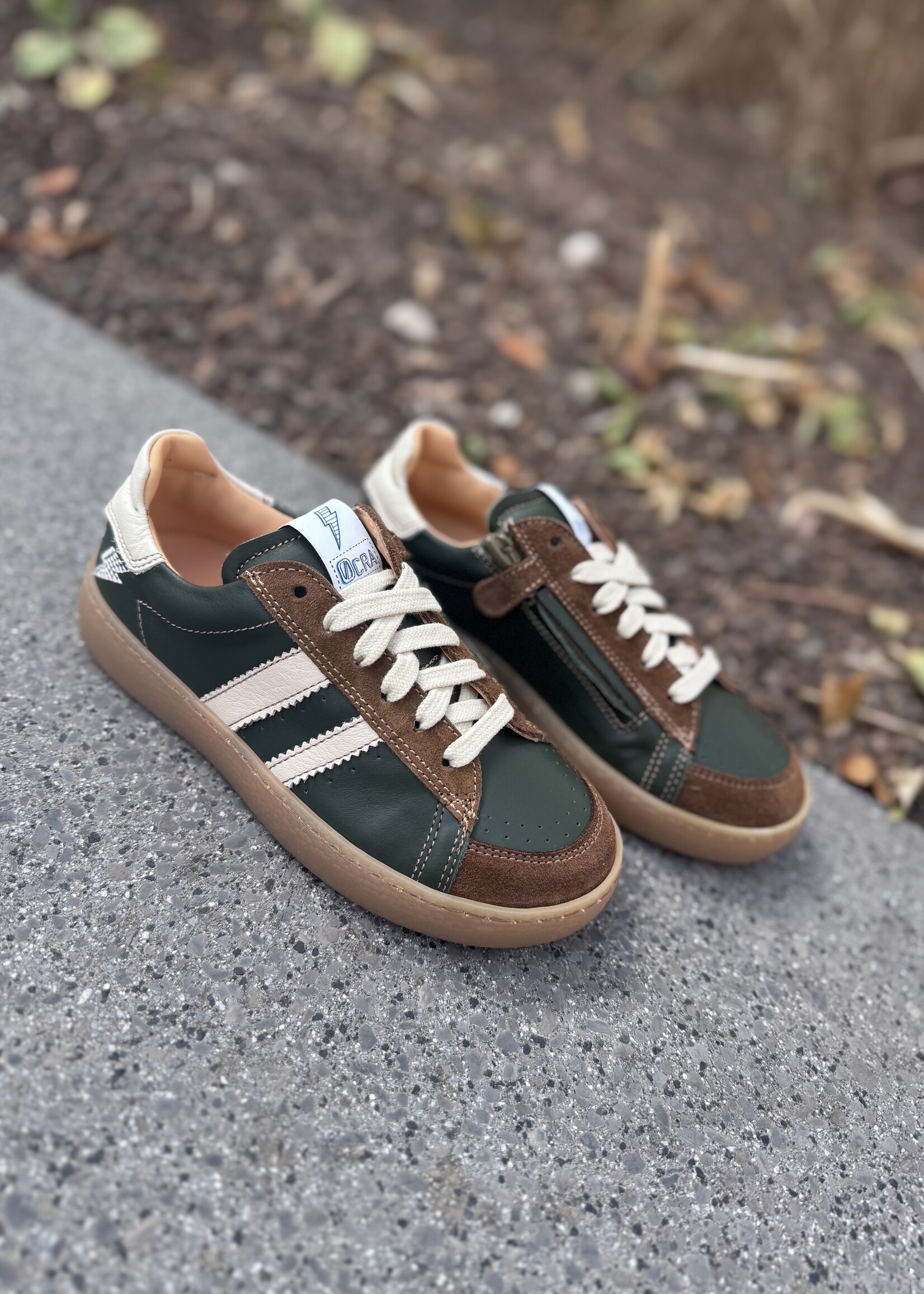 Ocra 134 suede portogallo sigar alga groen