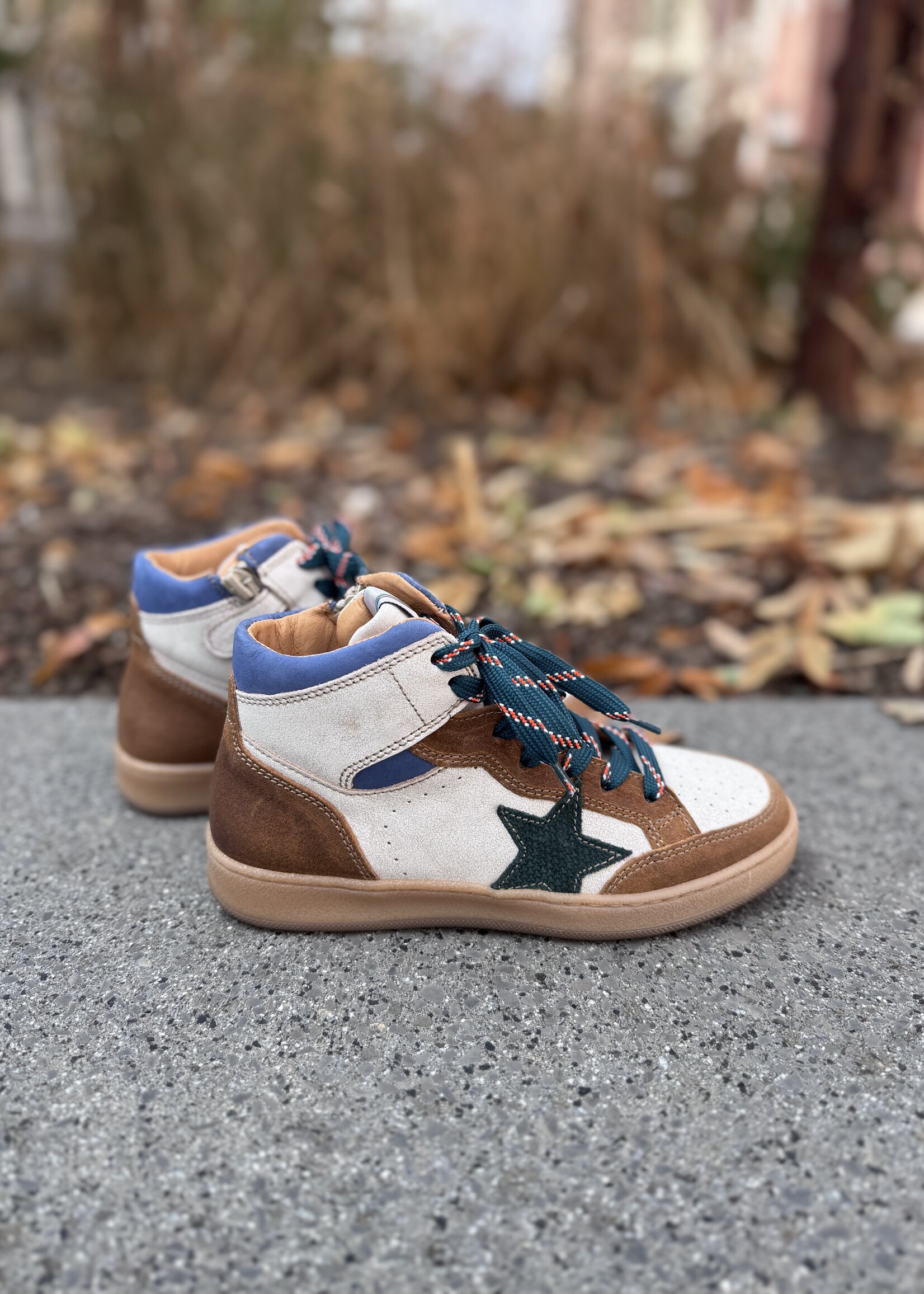Romagnoli 9819R026 sneaker sparta cuoio bianco