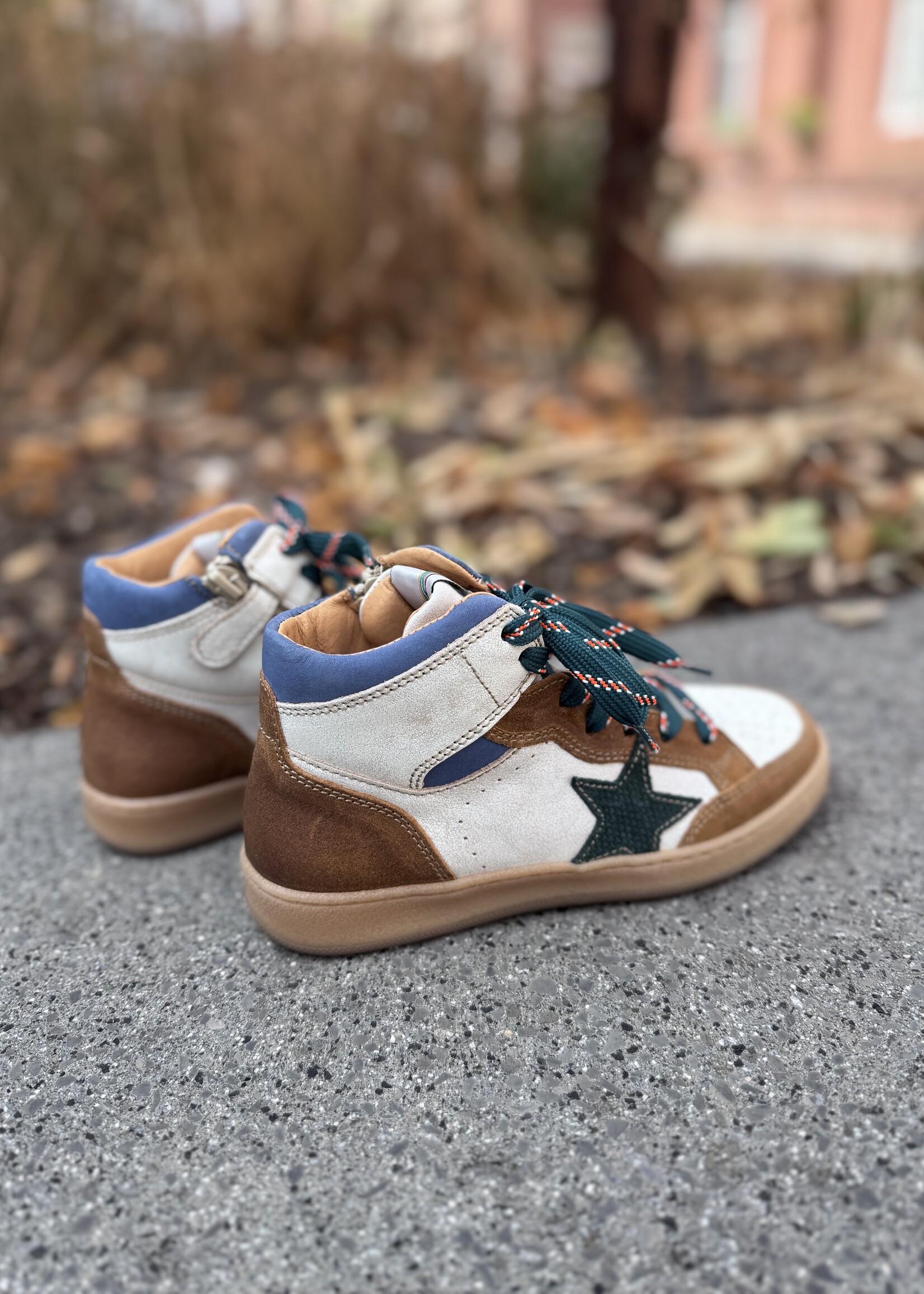 Romagnoli 9819R026 sneaker sparta cuoio bianco