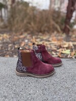Romagnoli 9624R052 enkellaarsje velour vino