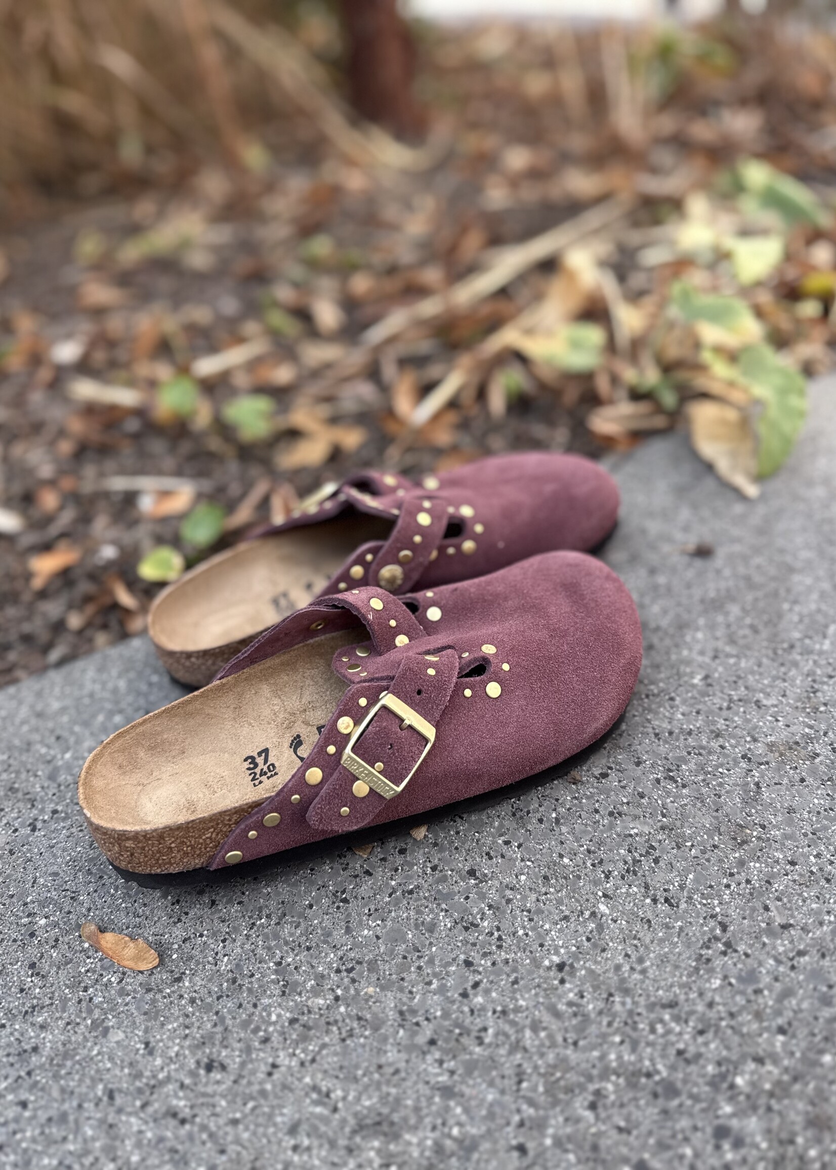 Birkenstock Boston Rivet LEVE Pepper