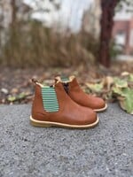 Angulus 6025-103 classic chelsea boot cognac striped elastic