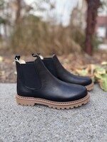 Angulus 2179-101 chelsea boot on track sole black/black