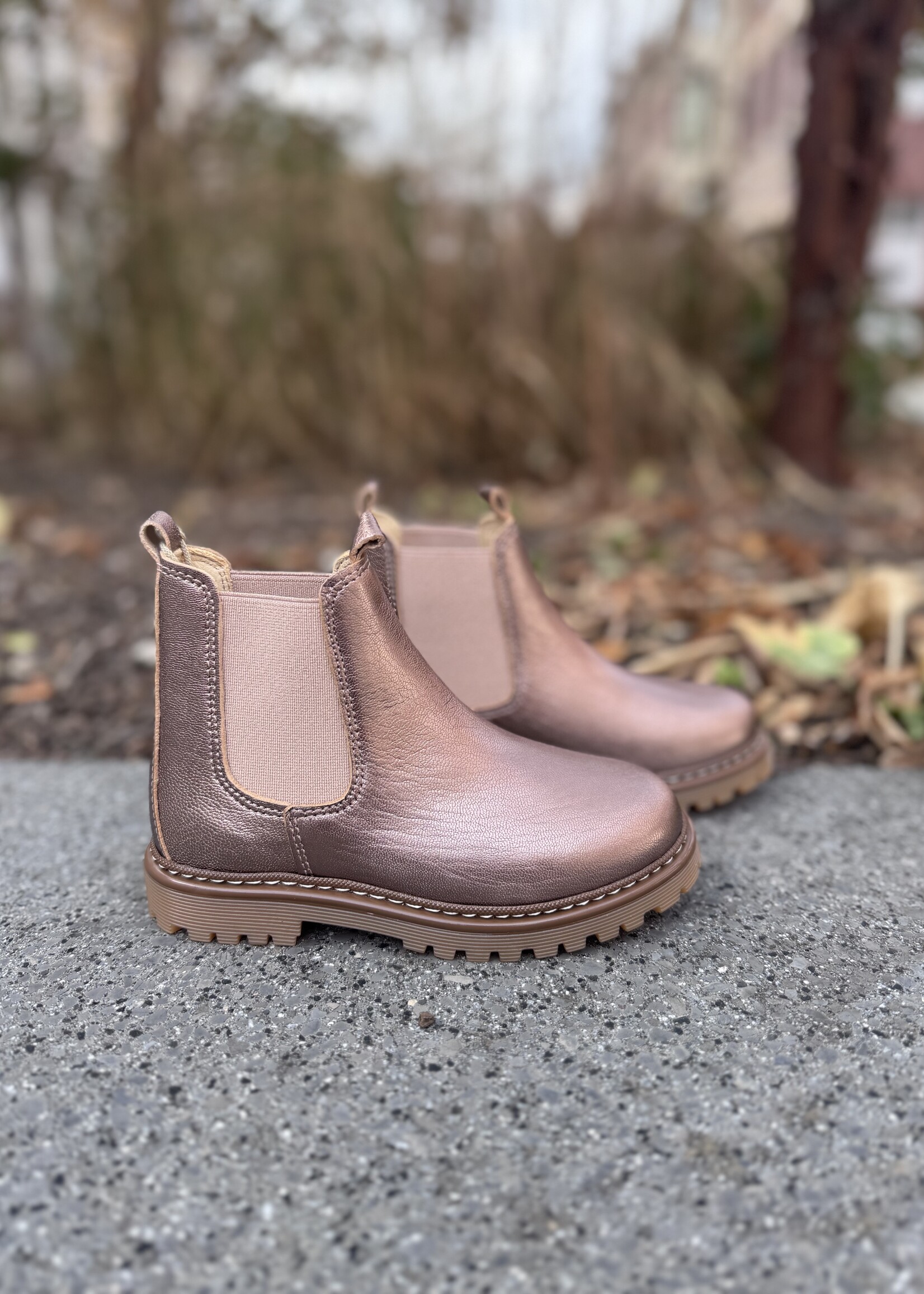 Angulus 2192-401 chunky chelsea boot rose copper