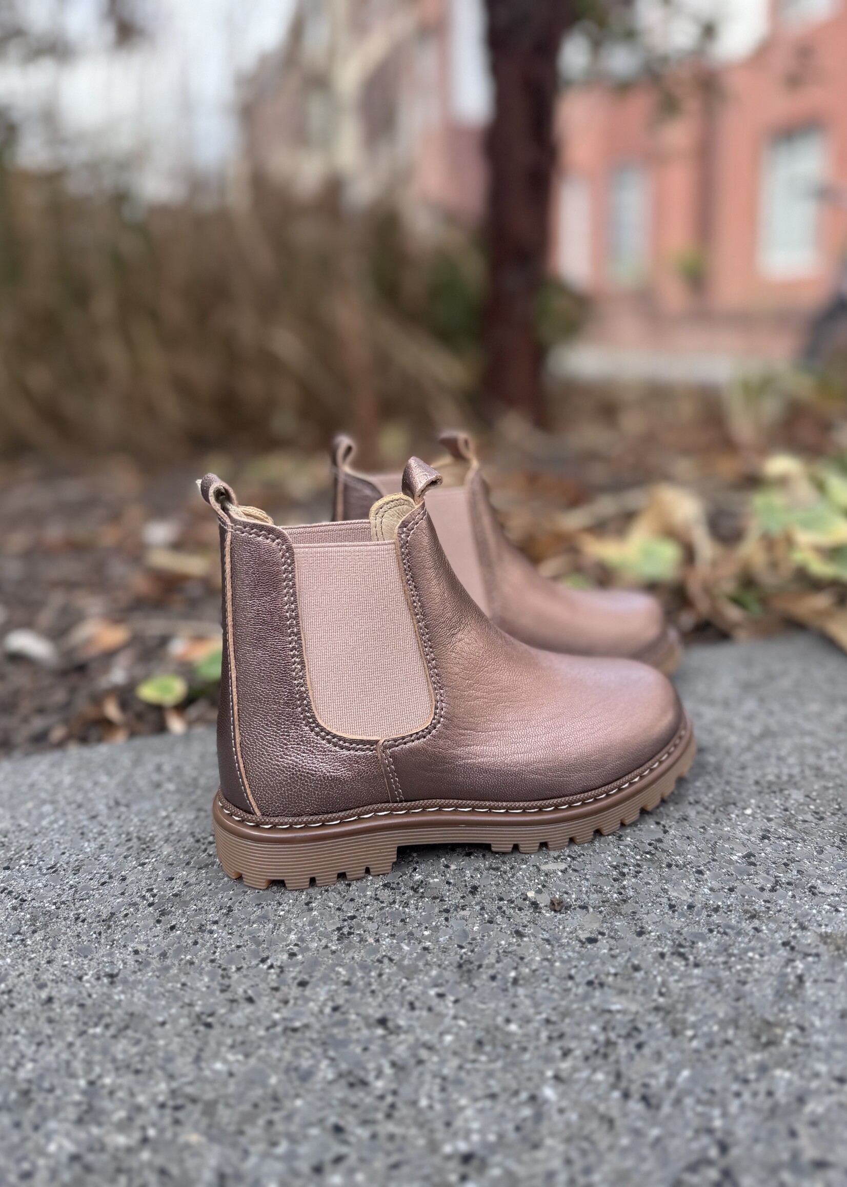 Angulus 2192-401 chunky chelsea boot rose copper