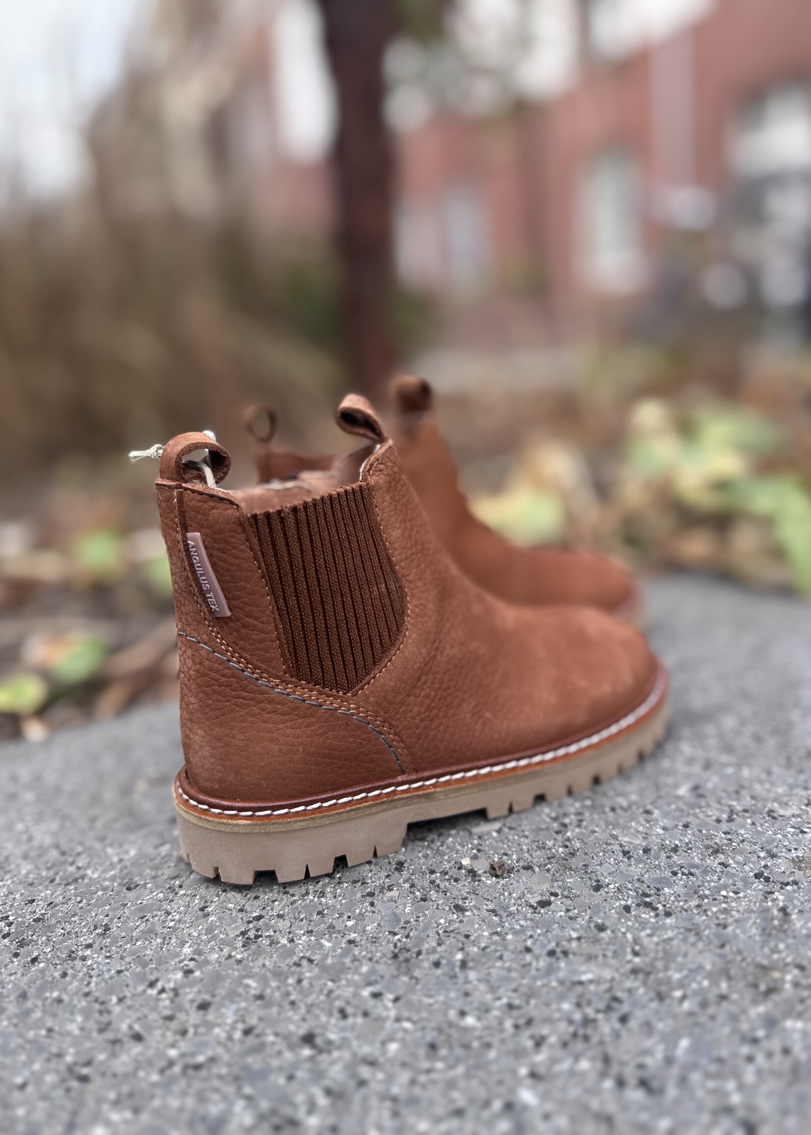 Angulus 2226-202 chunky chelsea boot cognac
