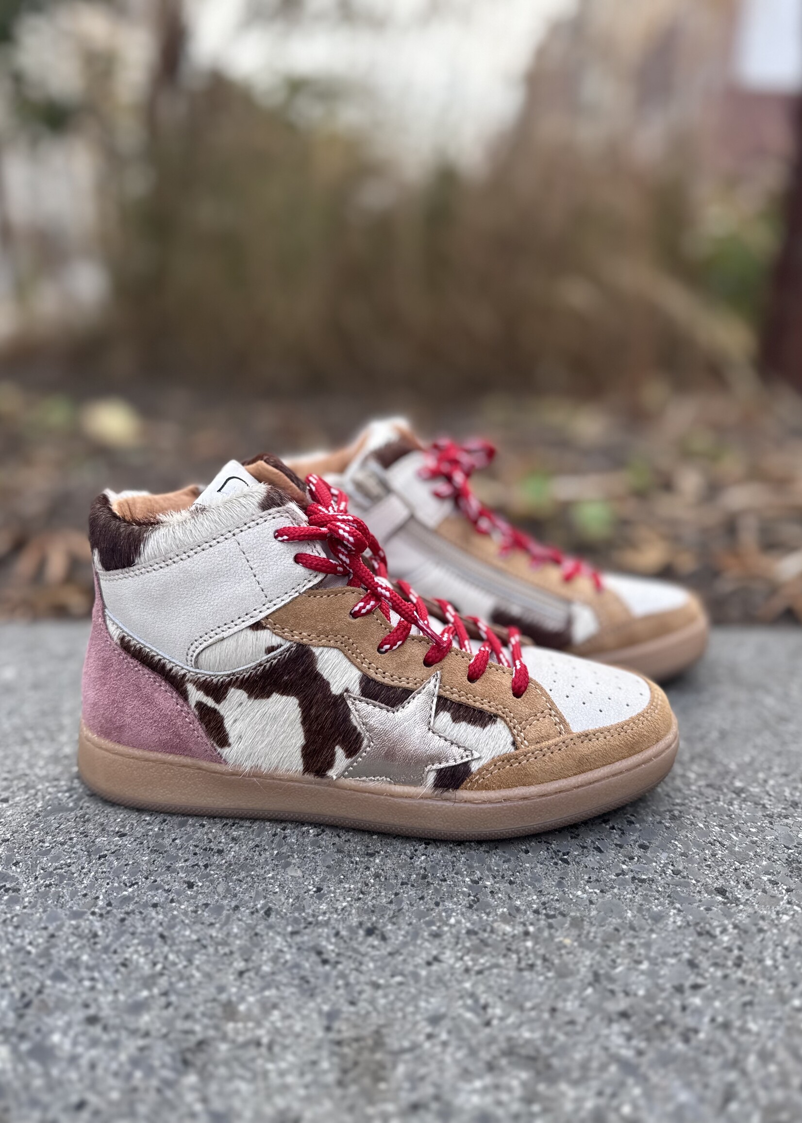 Romagnoli 9819R011 sneaker cavallino mucca beige