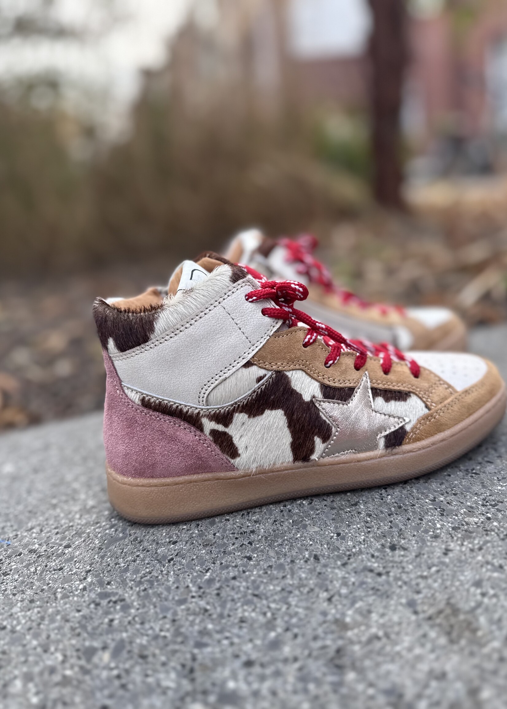 Romagnoli 9819R011 sneaker cavallino mucca beige