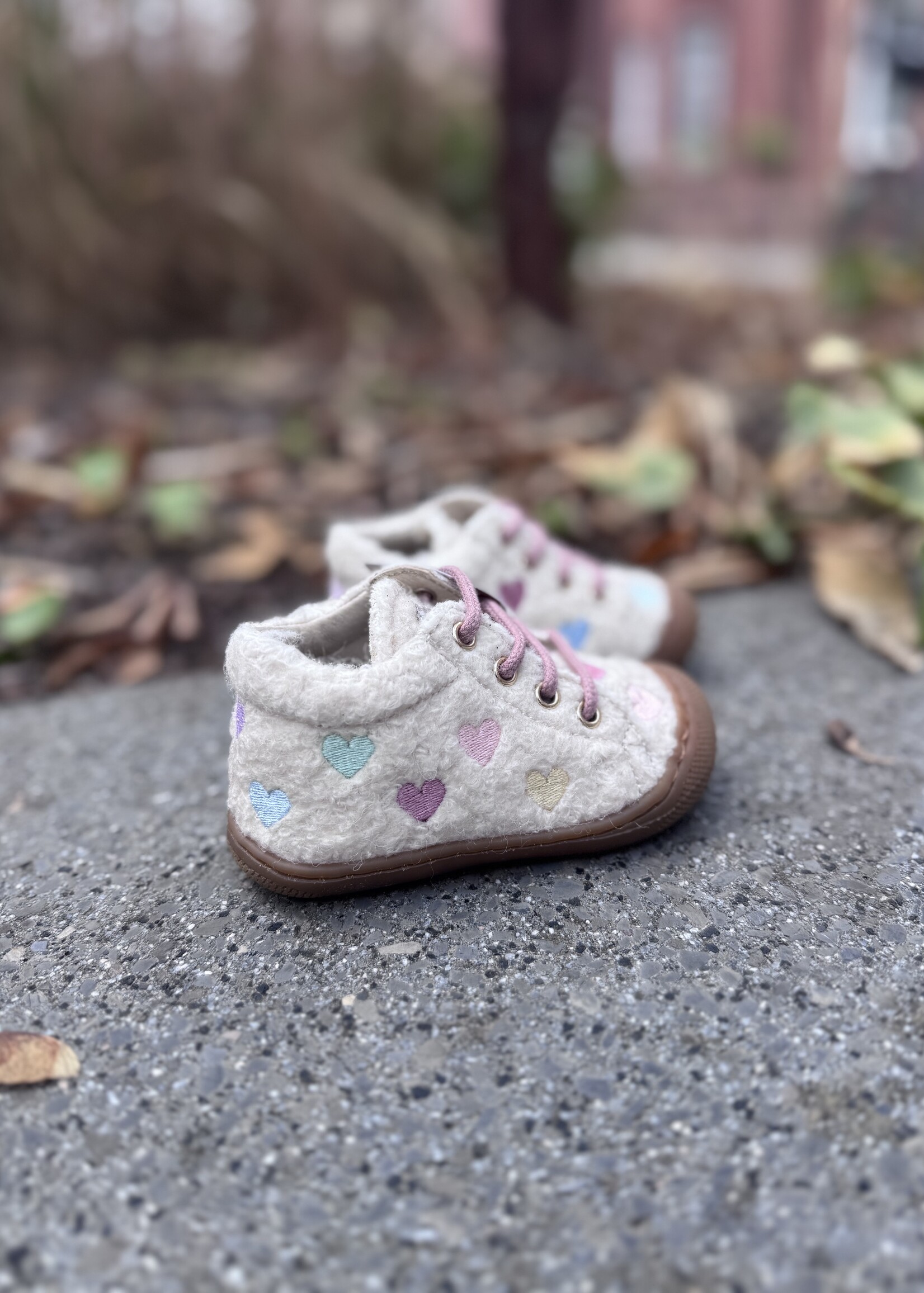 Naturino cocoon embr love fur curly milk multi