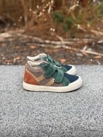 Falcotto carist suede wax mud navy