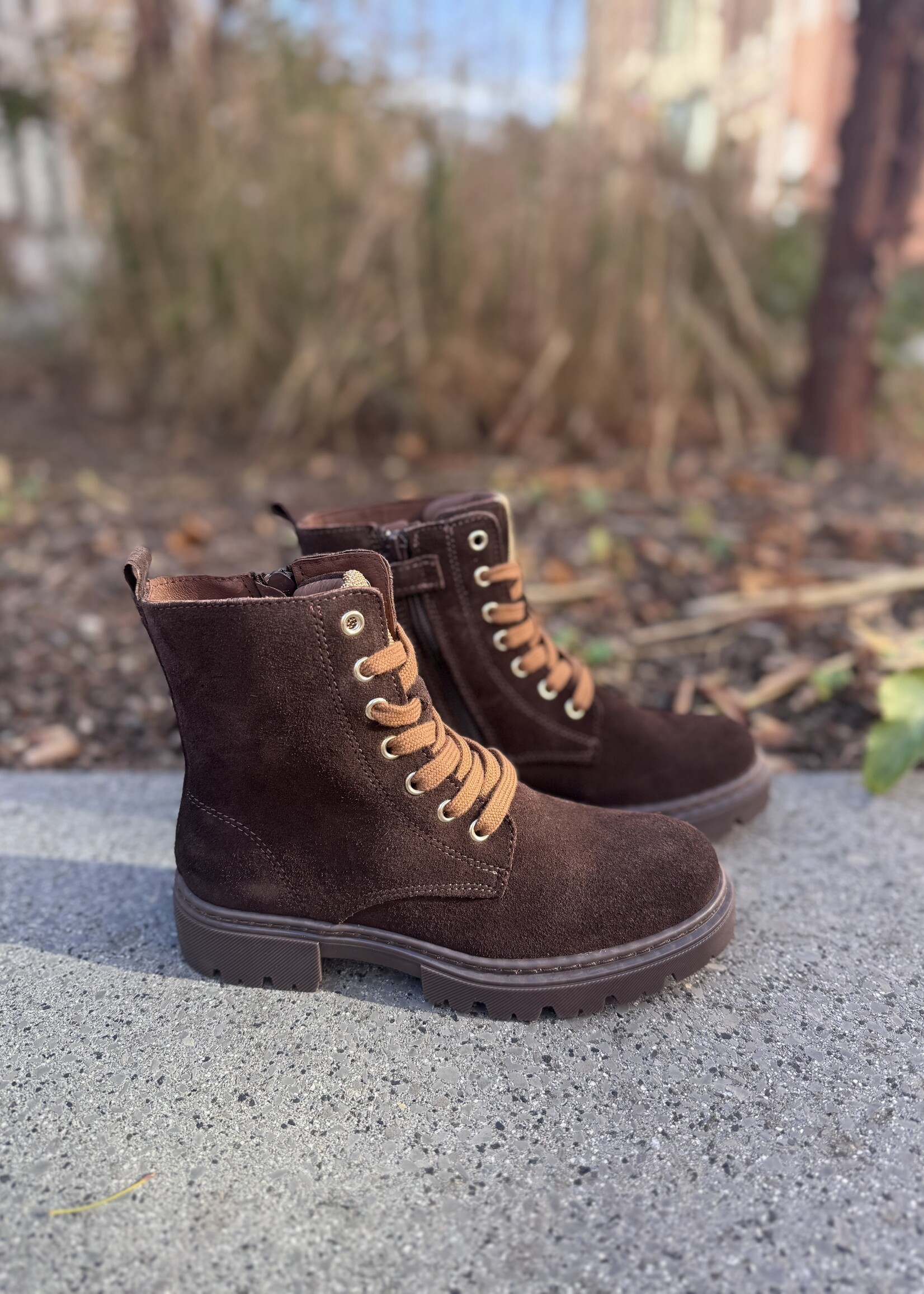Bana & Co 361542 bottine velours brown