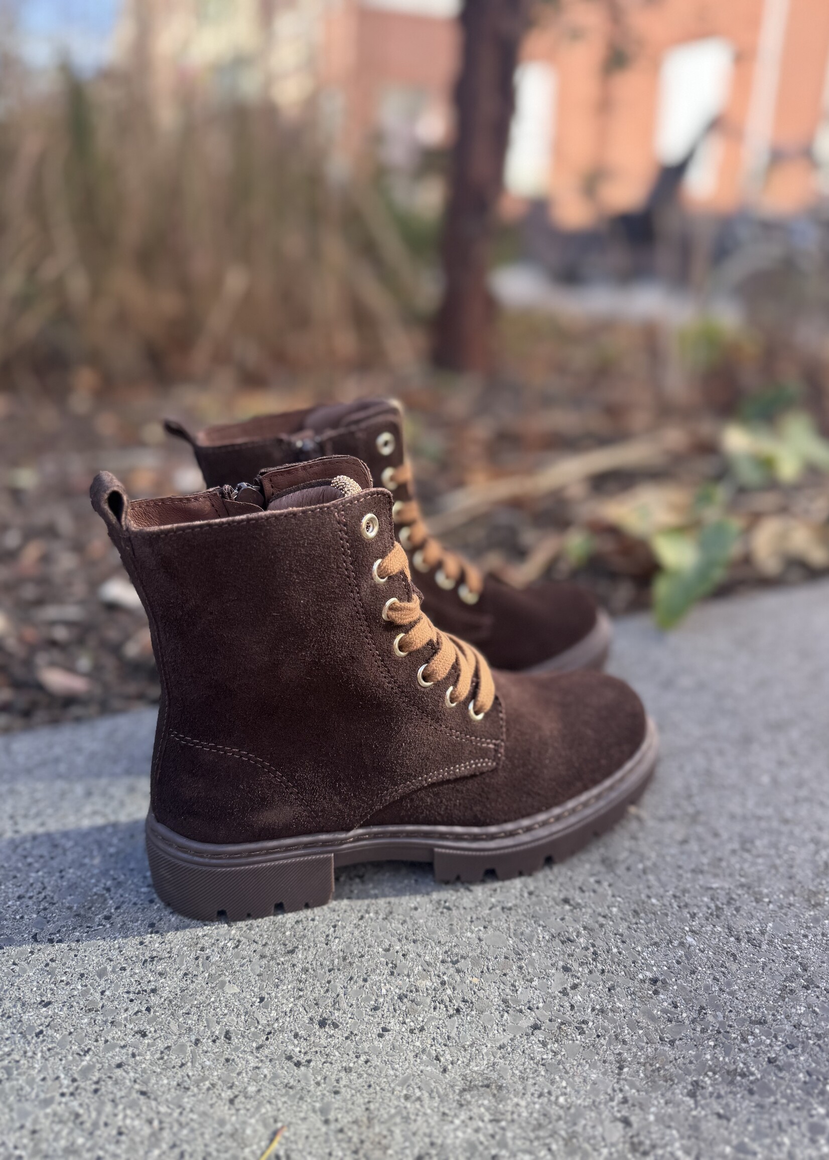 Bana & Co 361542 bottine velours brown