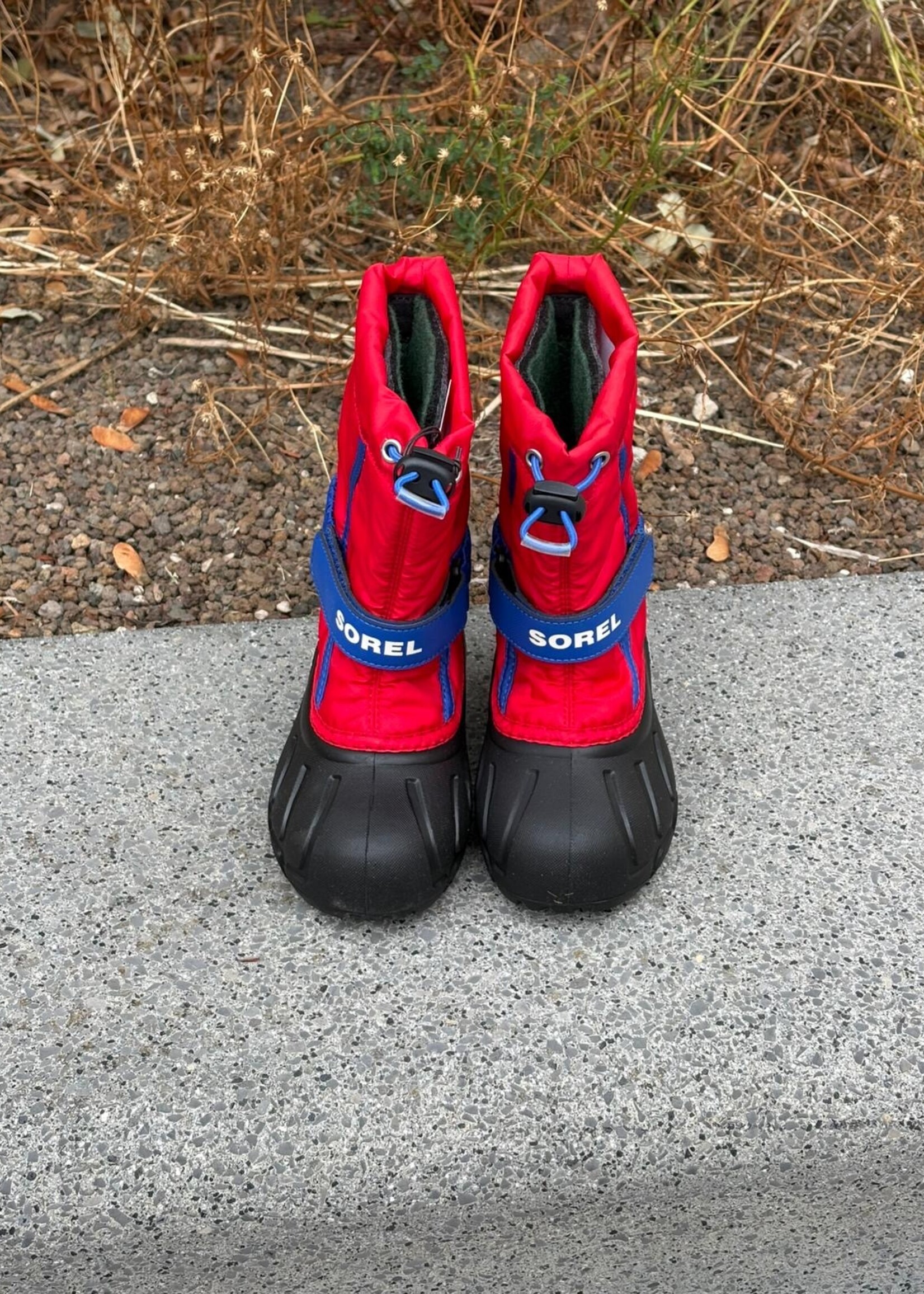 Sorel little kids flurry red azul