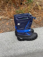 Sorel little kids flurry navy azul