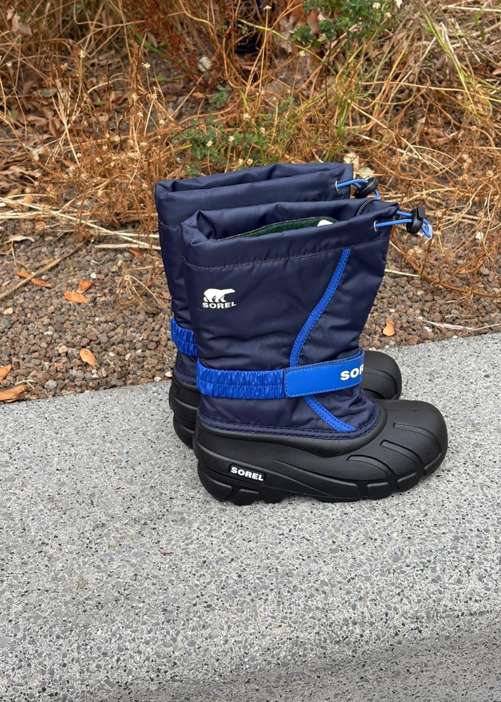 Sorel little kids flurry navy azul