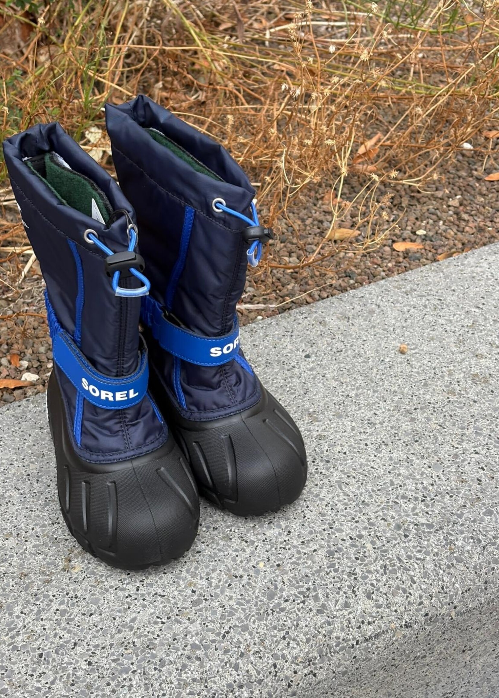 Sorel little kids flurry navy azul