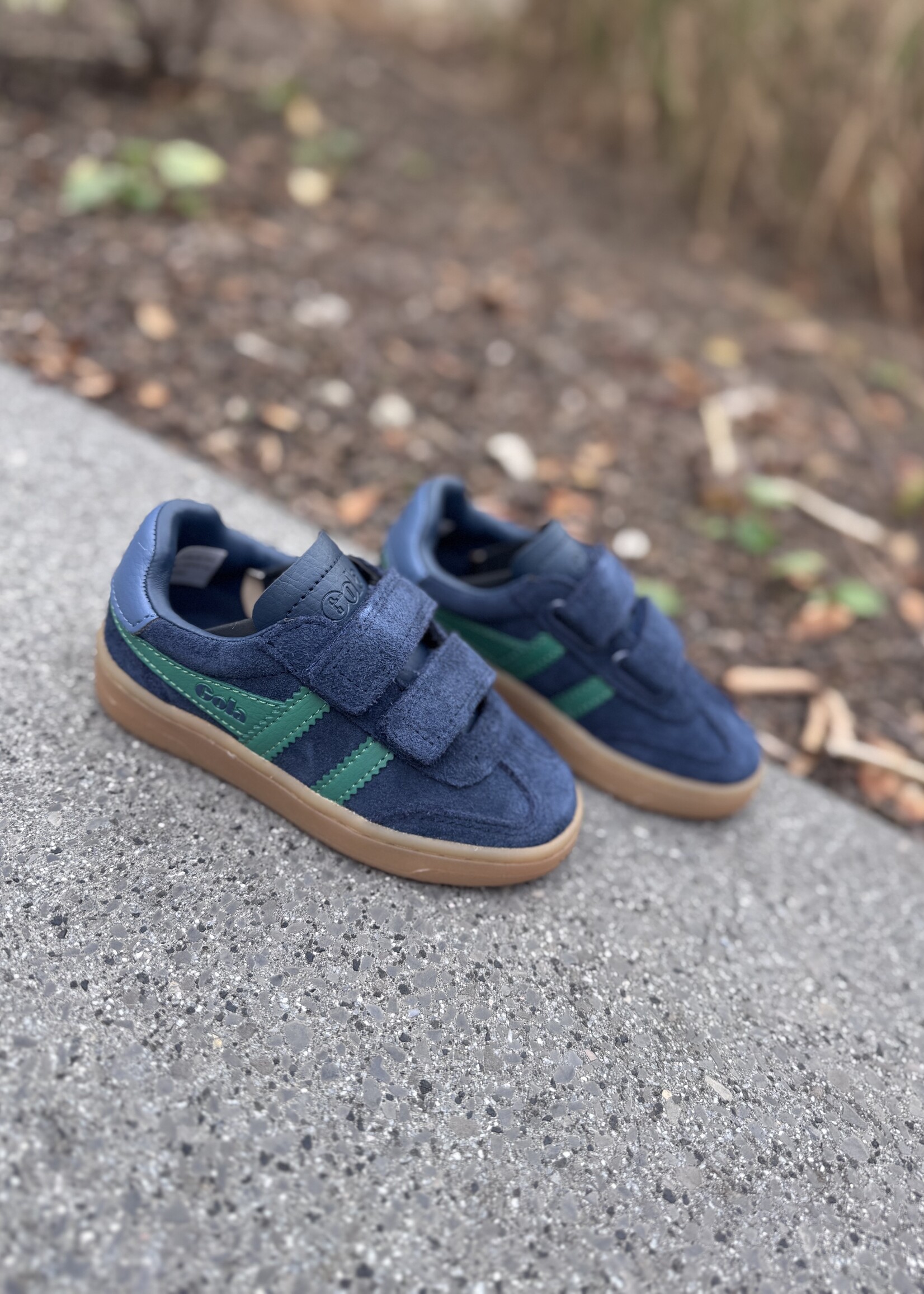 Gola Viper strap trainer navy/emerald/moonlight/gum