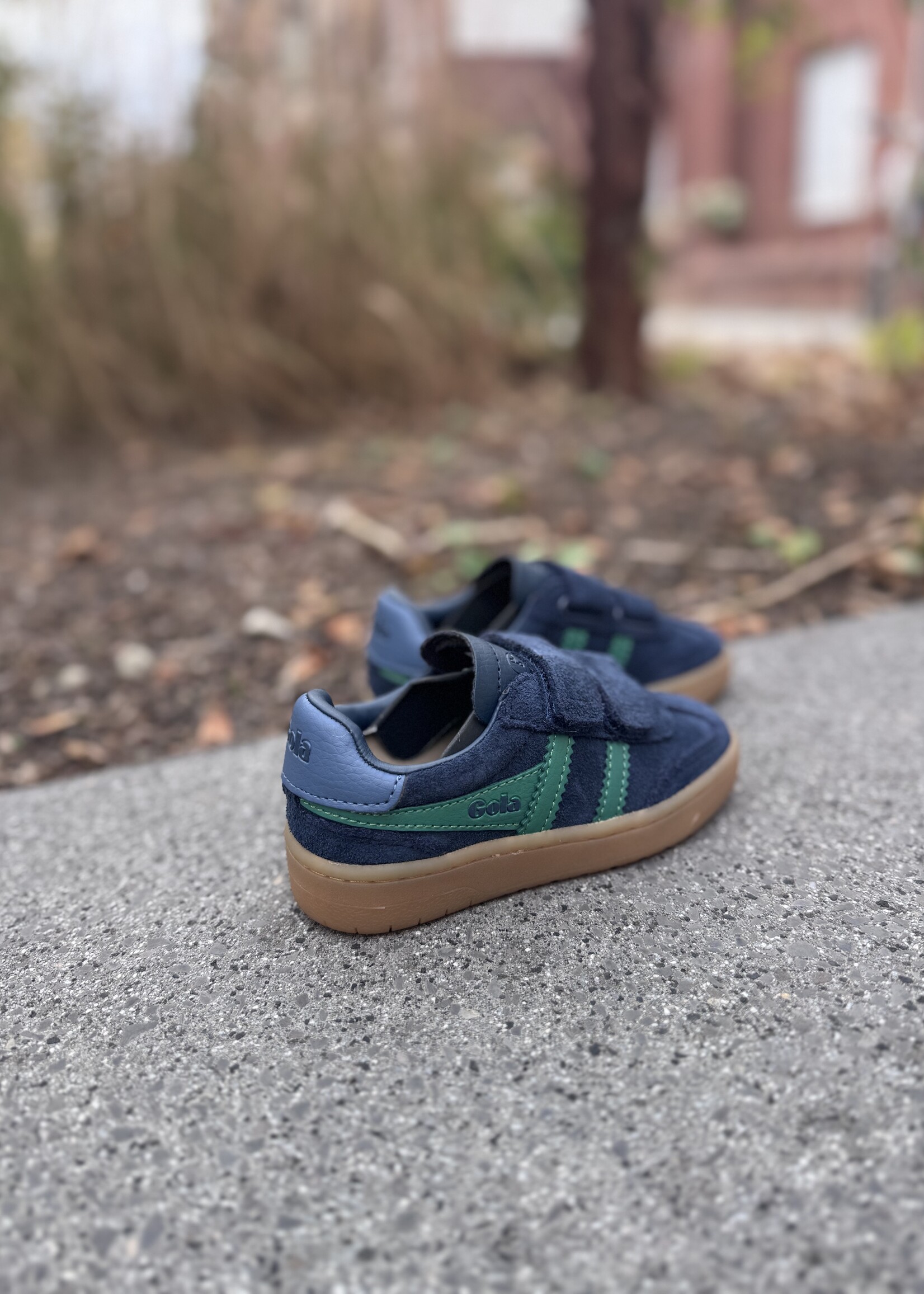 Gola Viper strap trainer navy/emerald/moonlight/gum