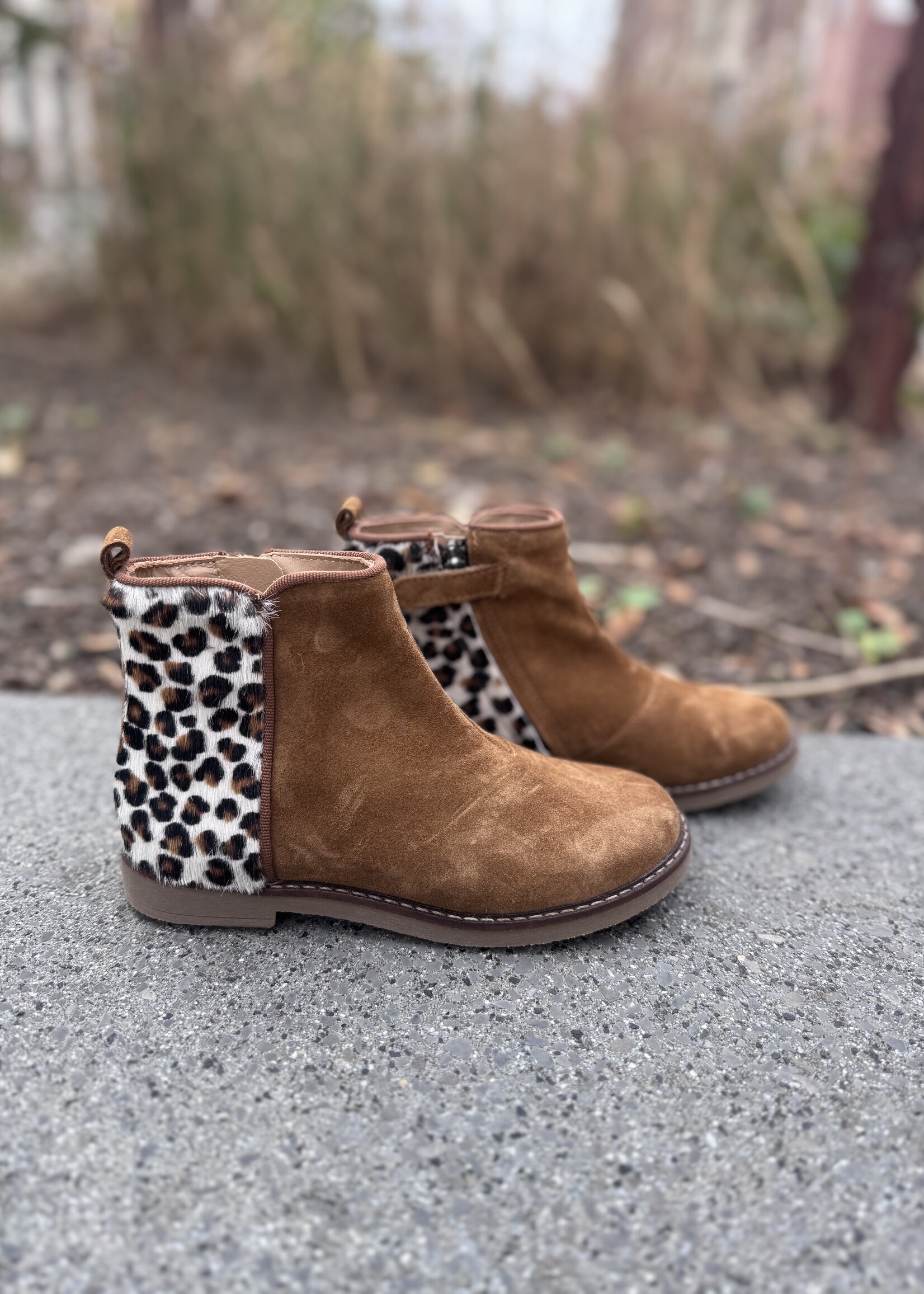Pom d'api  trip back velours pony tabac