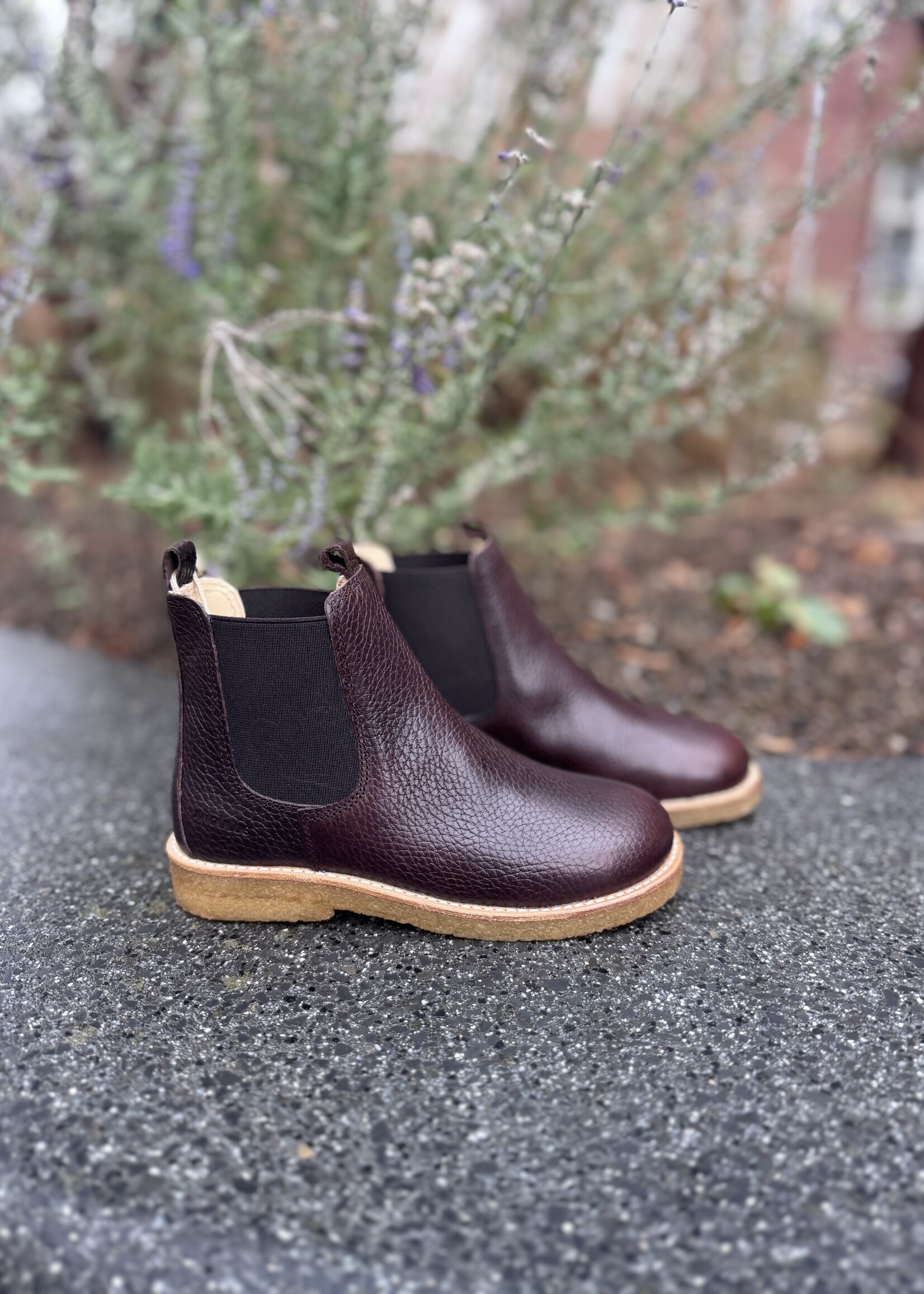 Angulus 2192-201 chelsea boot dark brown/brown