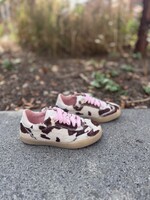 Dianetti I1669MNZ sneaker stampa mucca marrone
