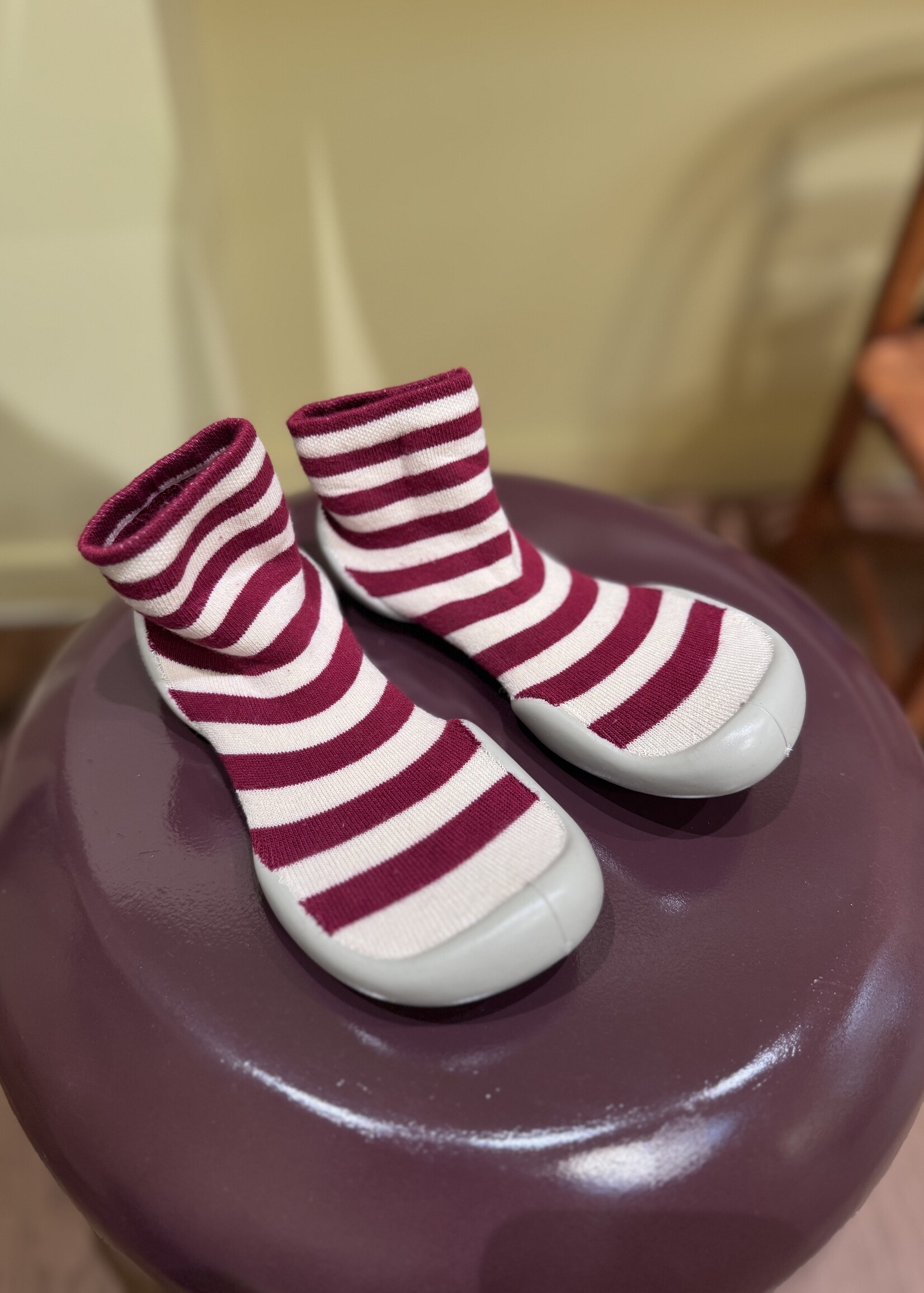 Collegien 655F rayures slippers
