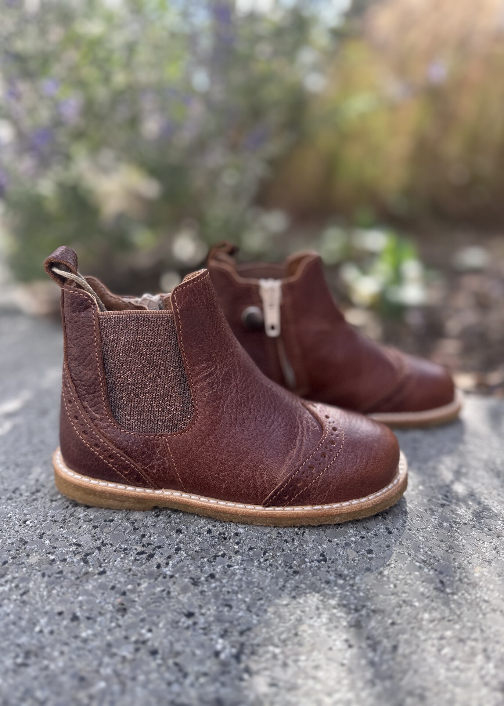 Angulus 6186-101 chelsea boot cognac/cognac