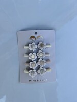 Mimi & Lula blossom mini clips neutral