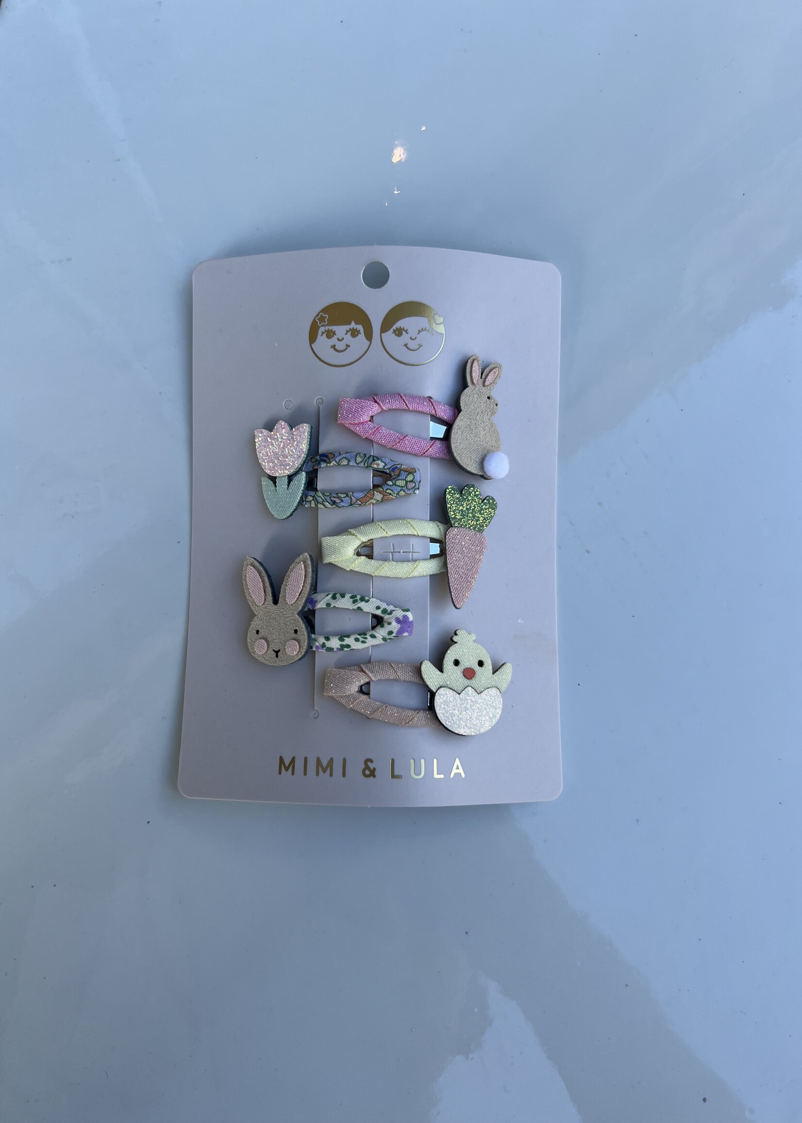 Mimi & Lula bunny and chick clic clacs multi