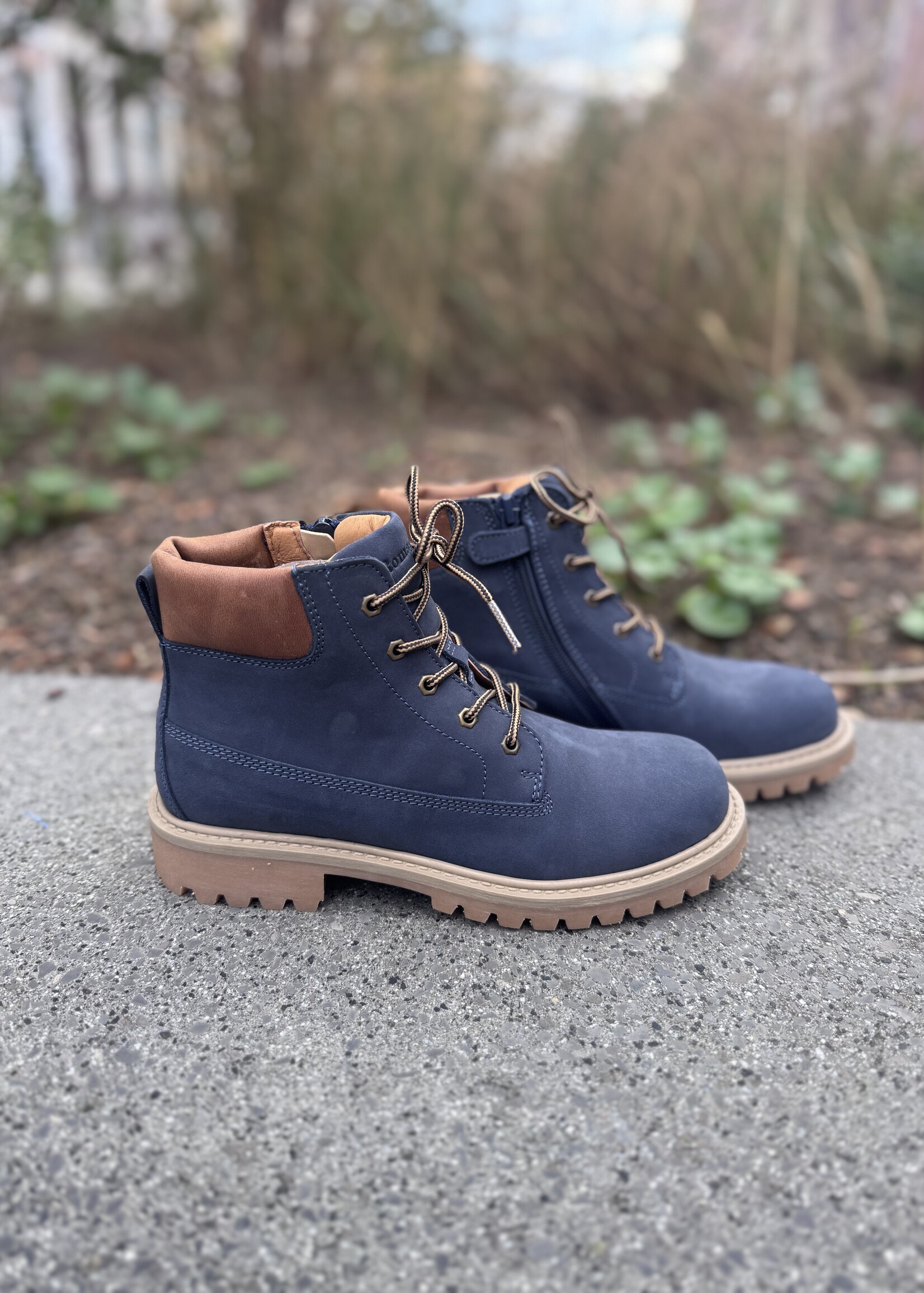 Romagnoli 002 Bottine Nabuk Blu